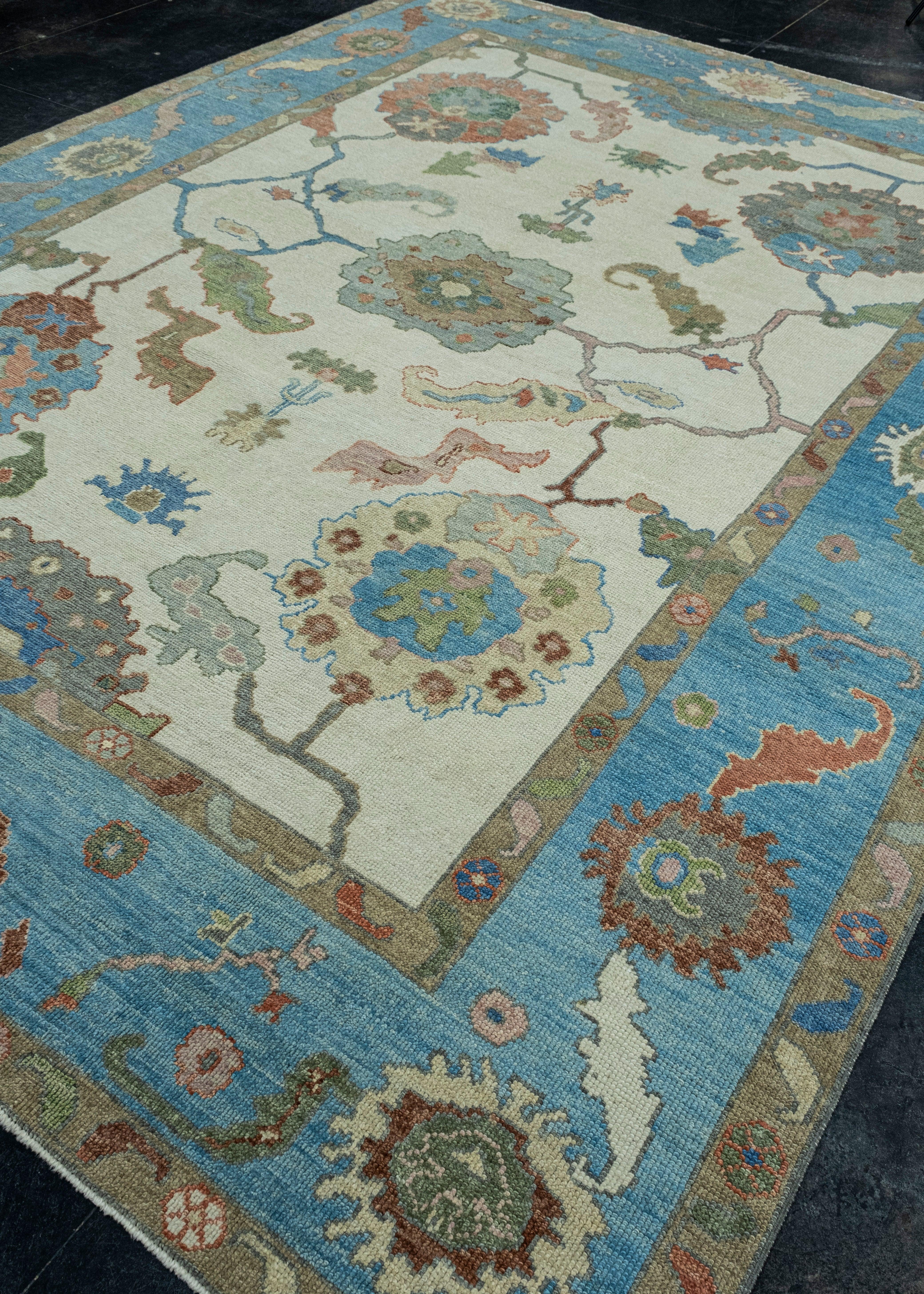 Turco Turkish Oushak Rug 9'2