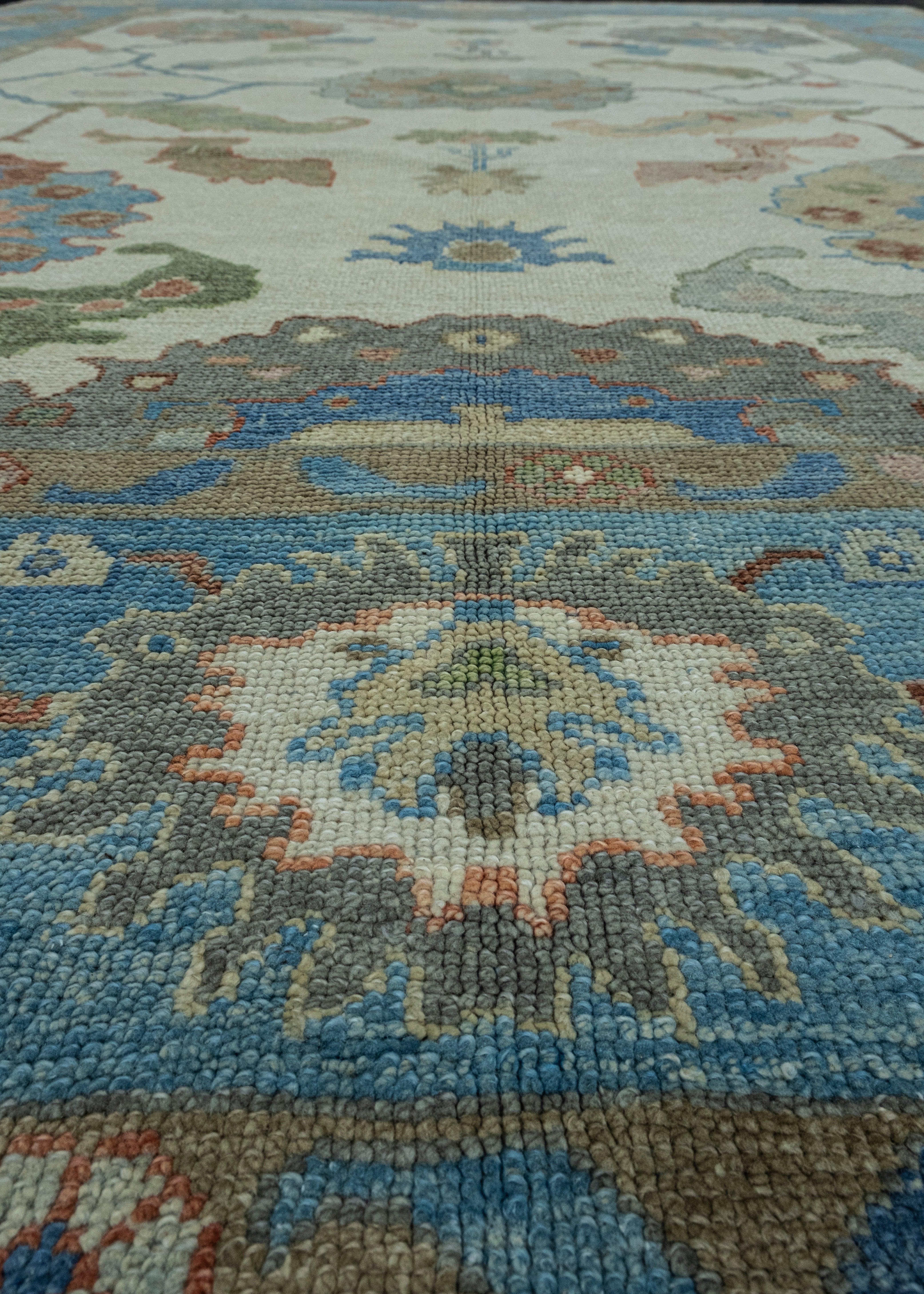 Turkish Oushak Rug 9'2