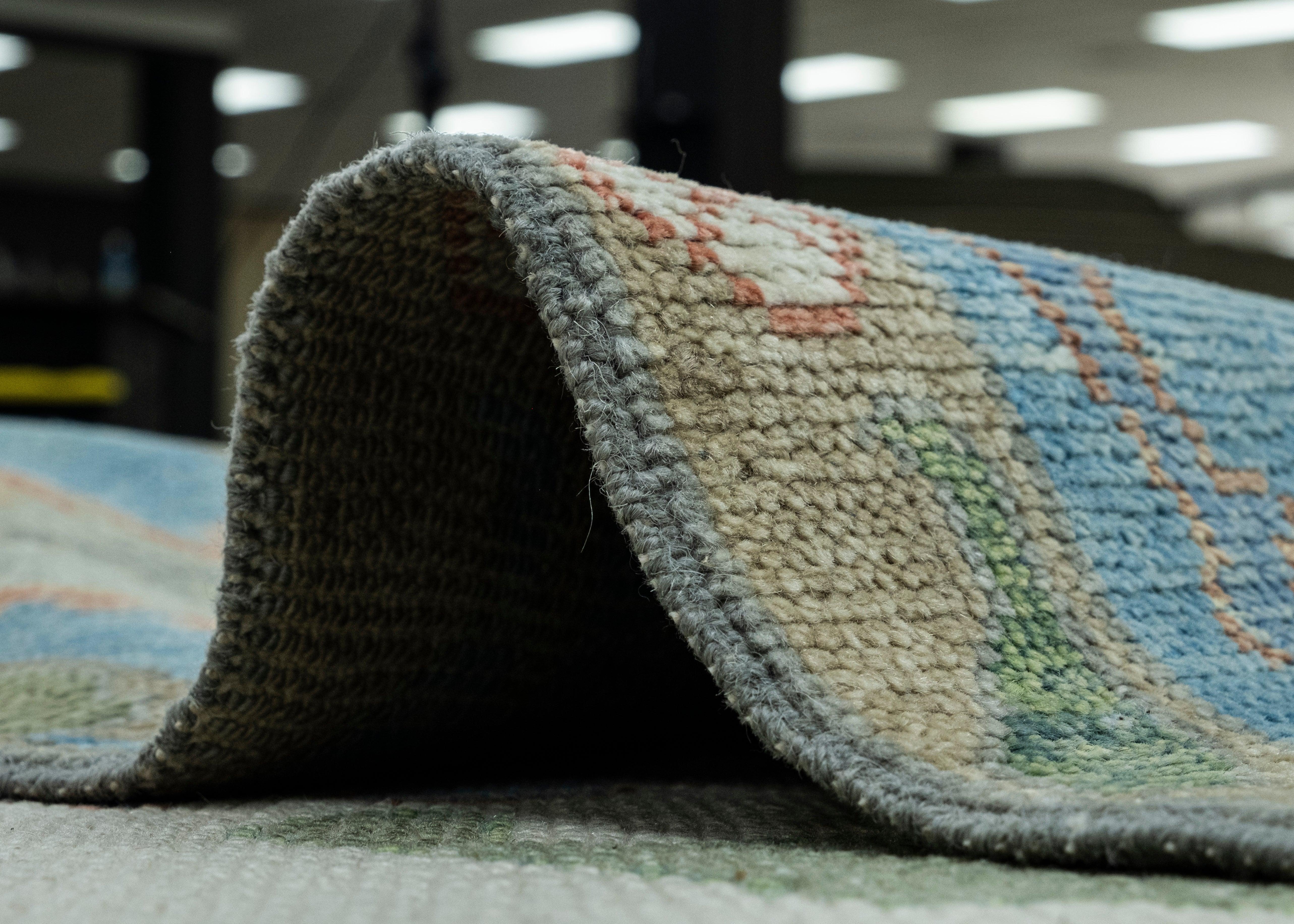 Turkish Oushak Rug 9'2