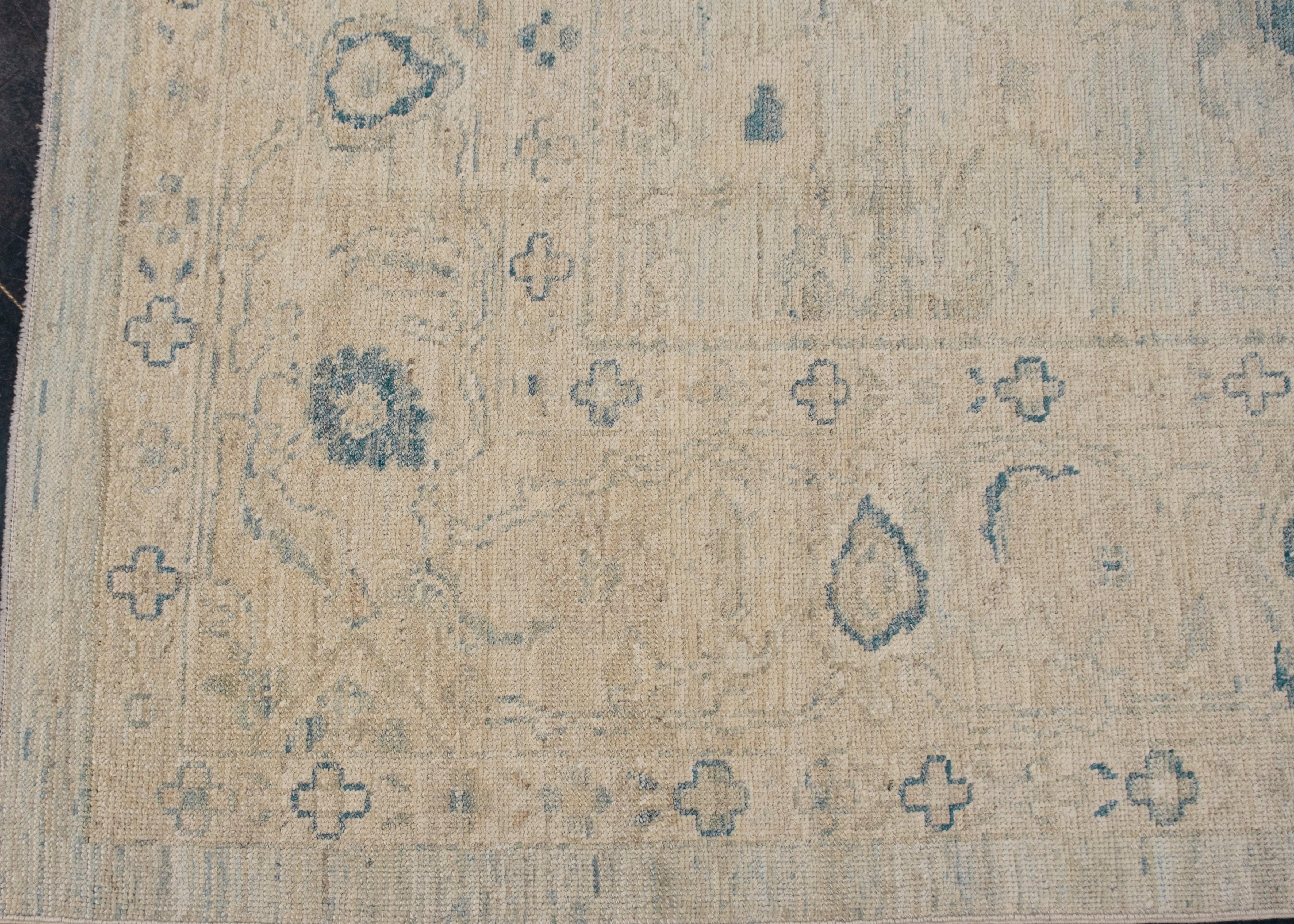 Türkischer Oushak-Teppich 9'2