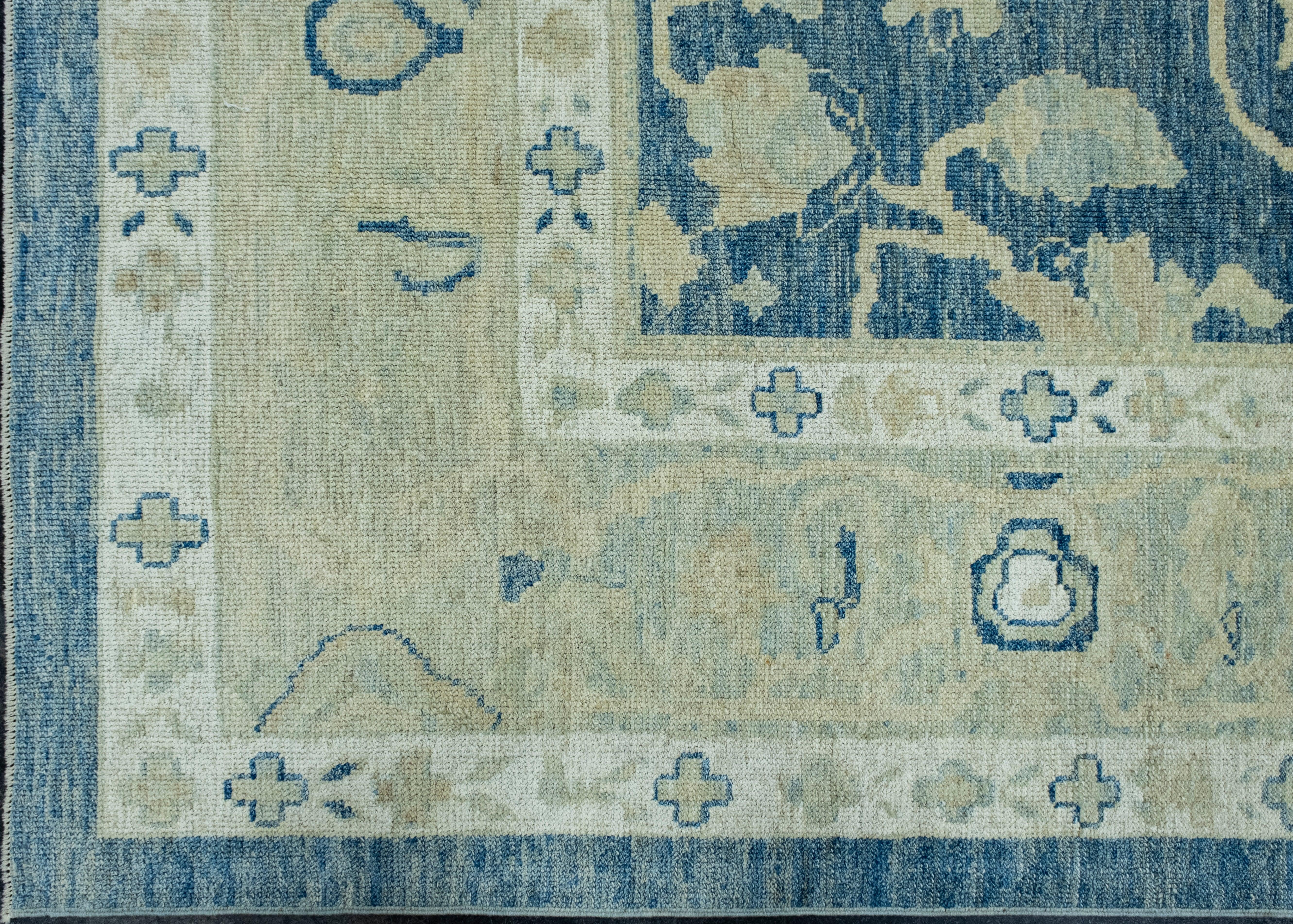 Turkish Oushak Rug 9'2