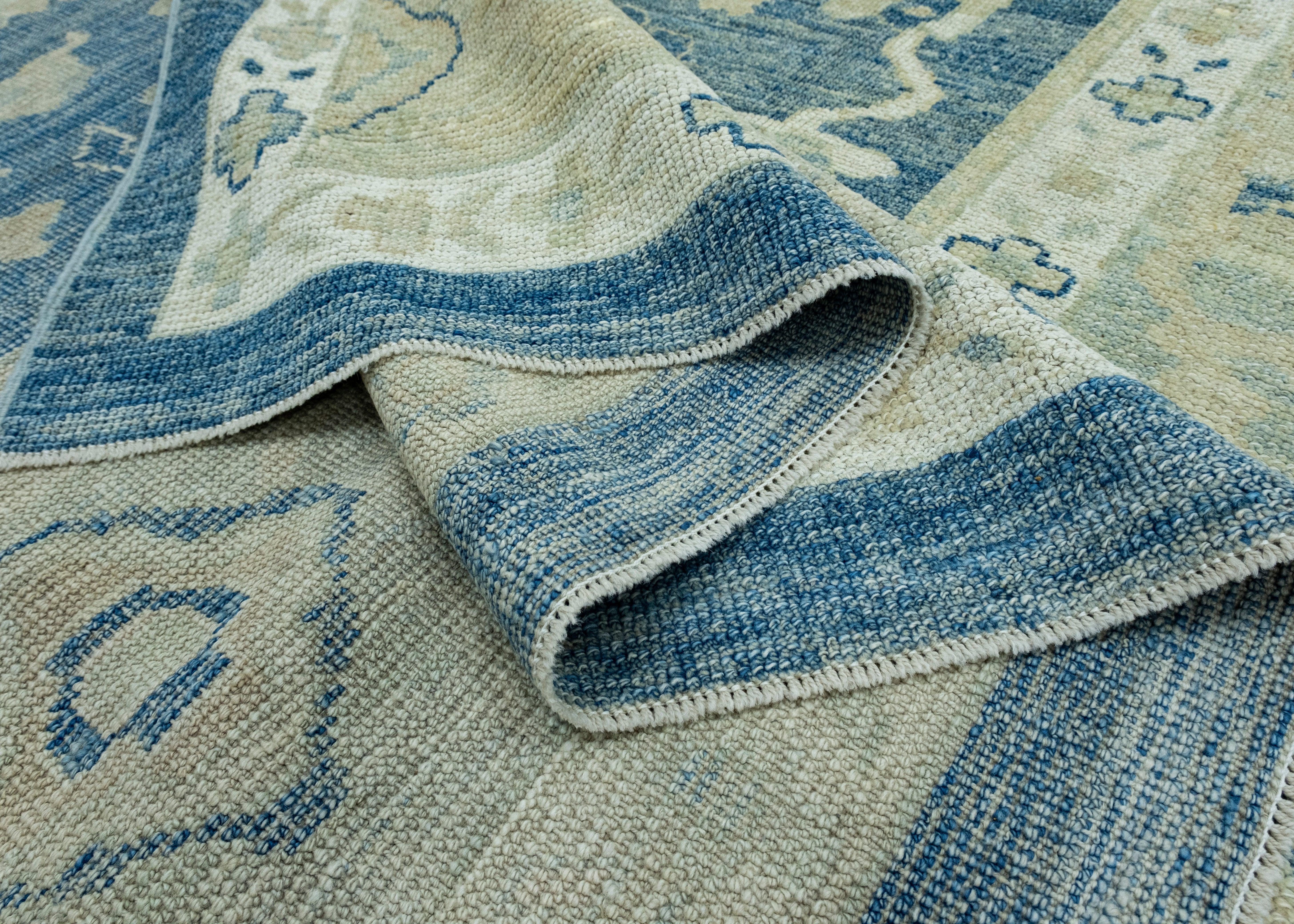Turkish Oushak Rug 9'2