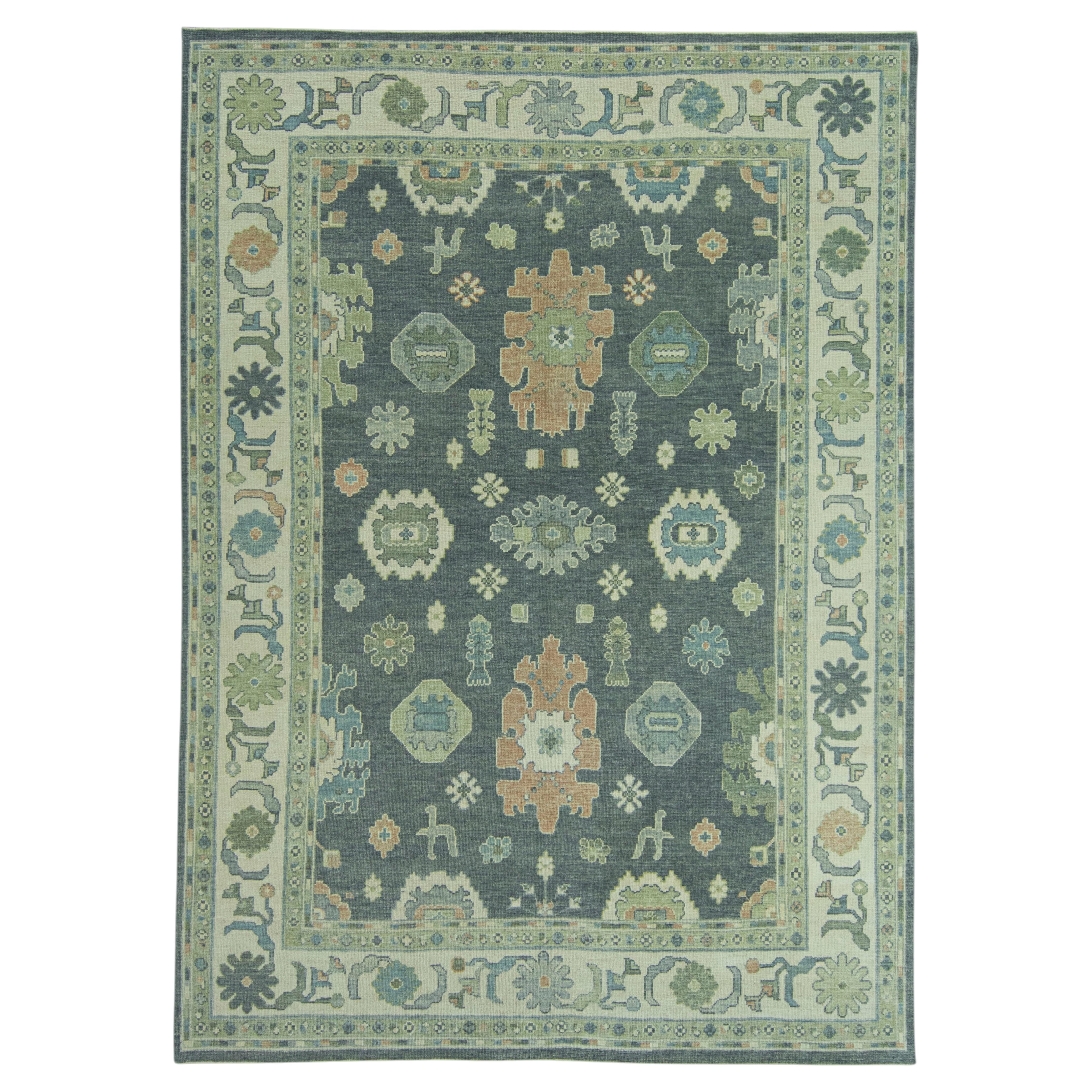 Turkish Oushak Rug 9'2" x 12'10" #19222