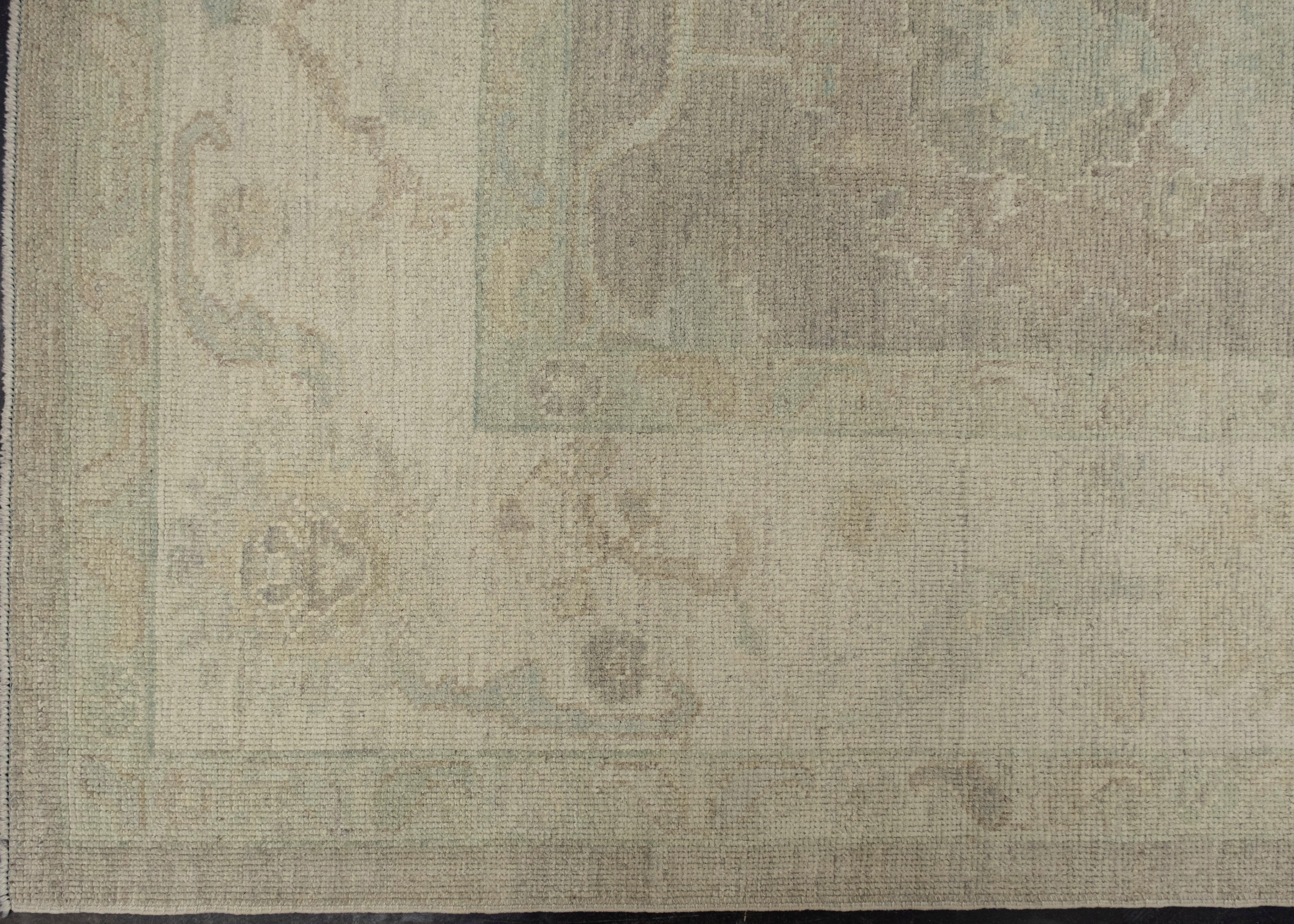 Turkish Oushak Rug 9'2