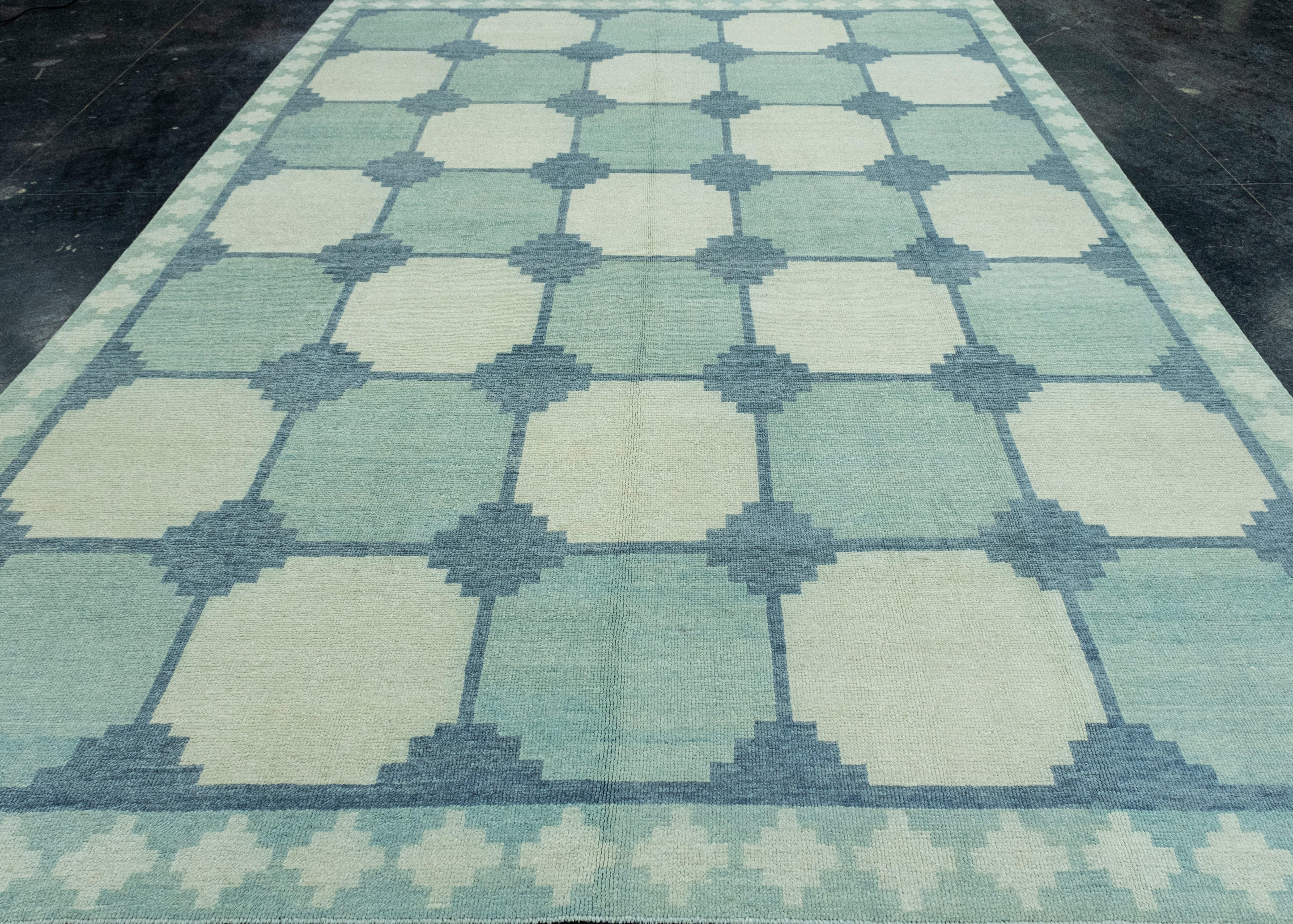 Turkish Oushak Rug 9'2