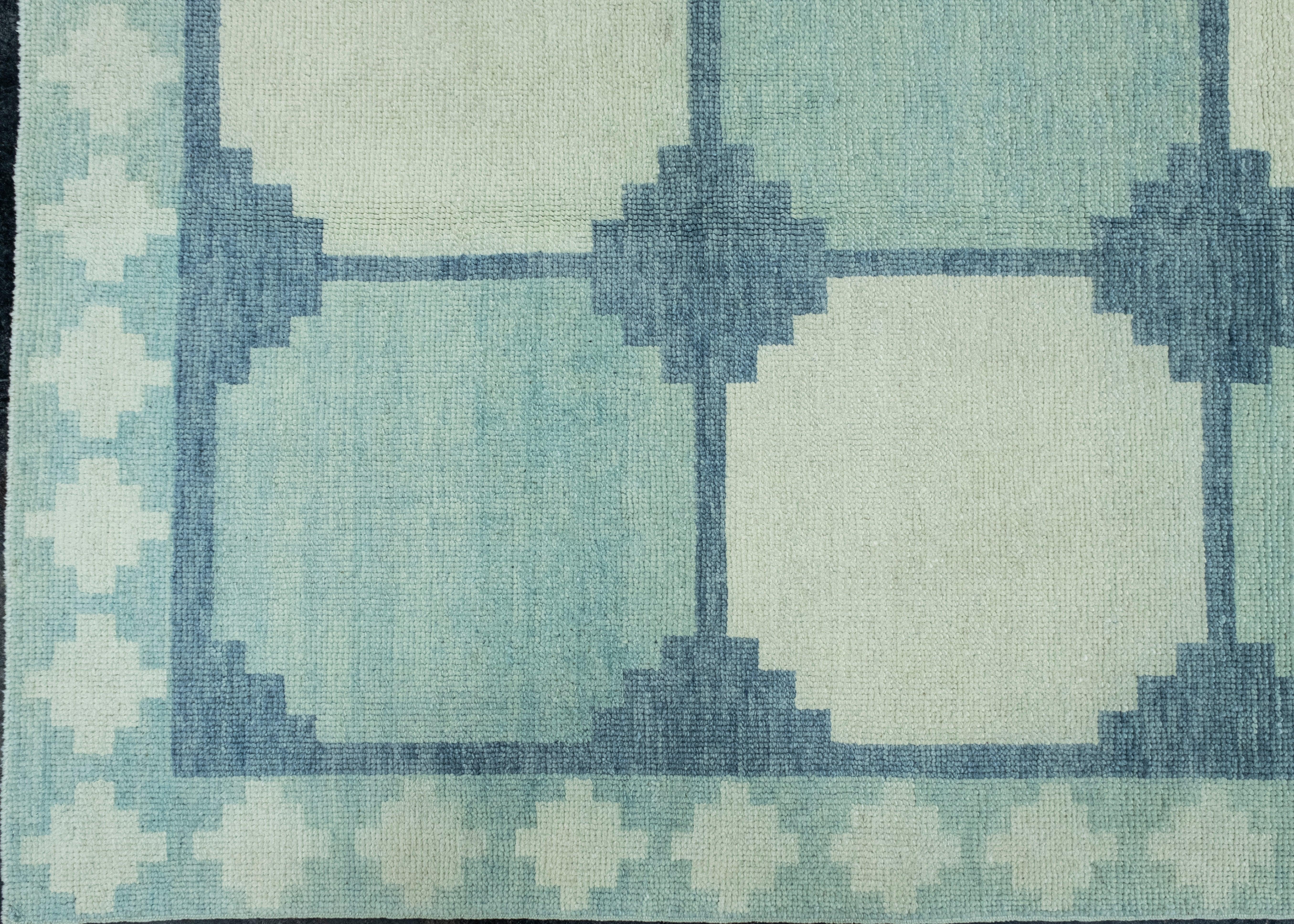 Turkish Oushak Rug 9'2