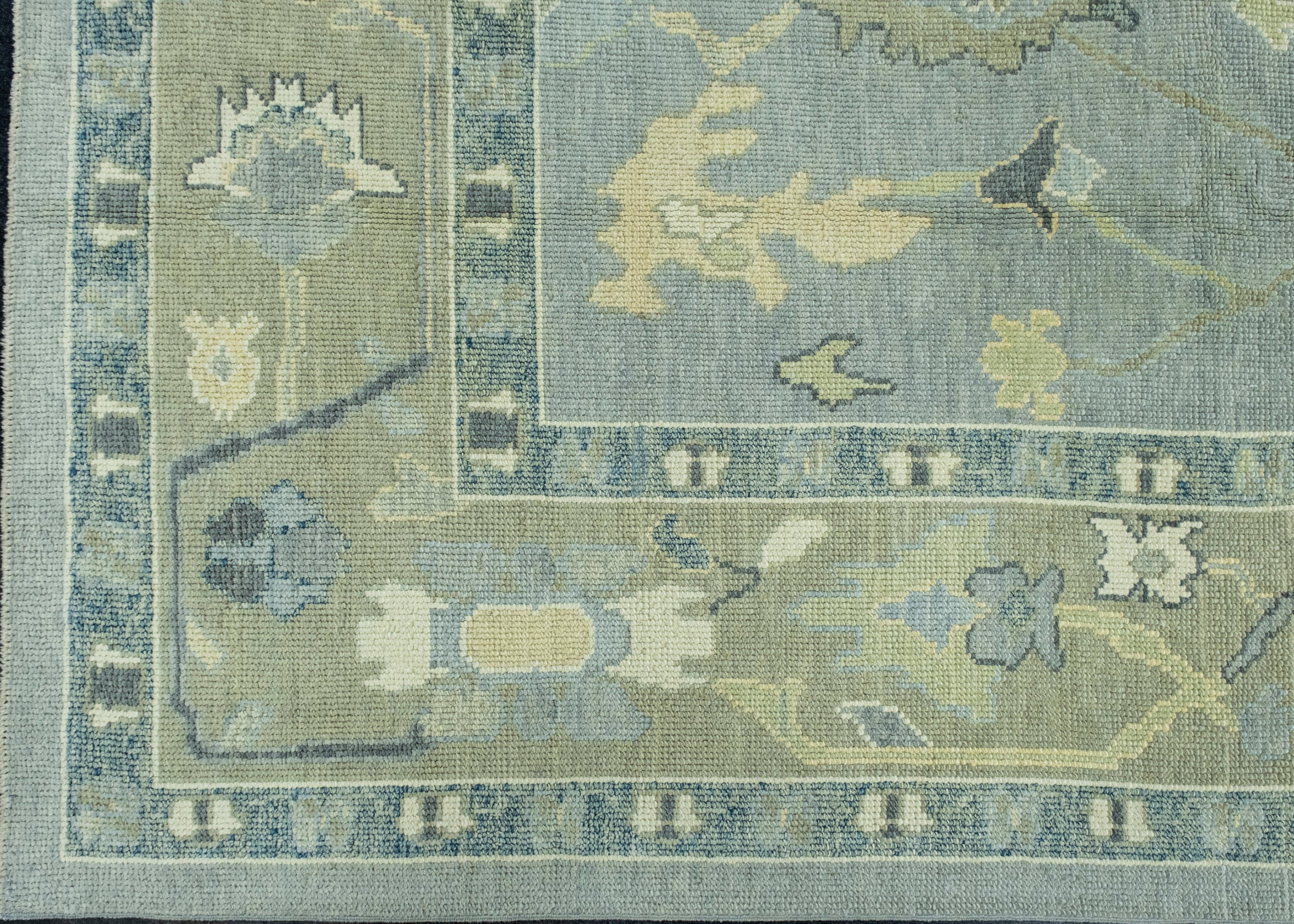 Turkish Oushak Rug 9'3