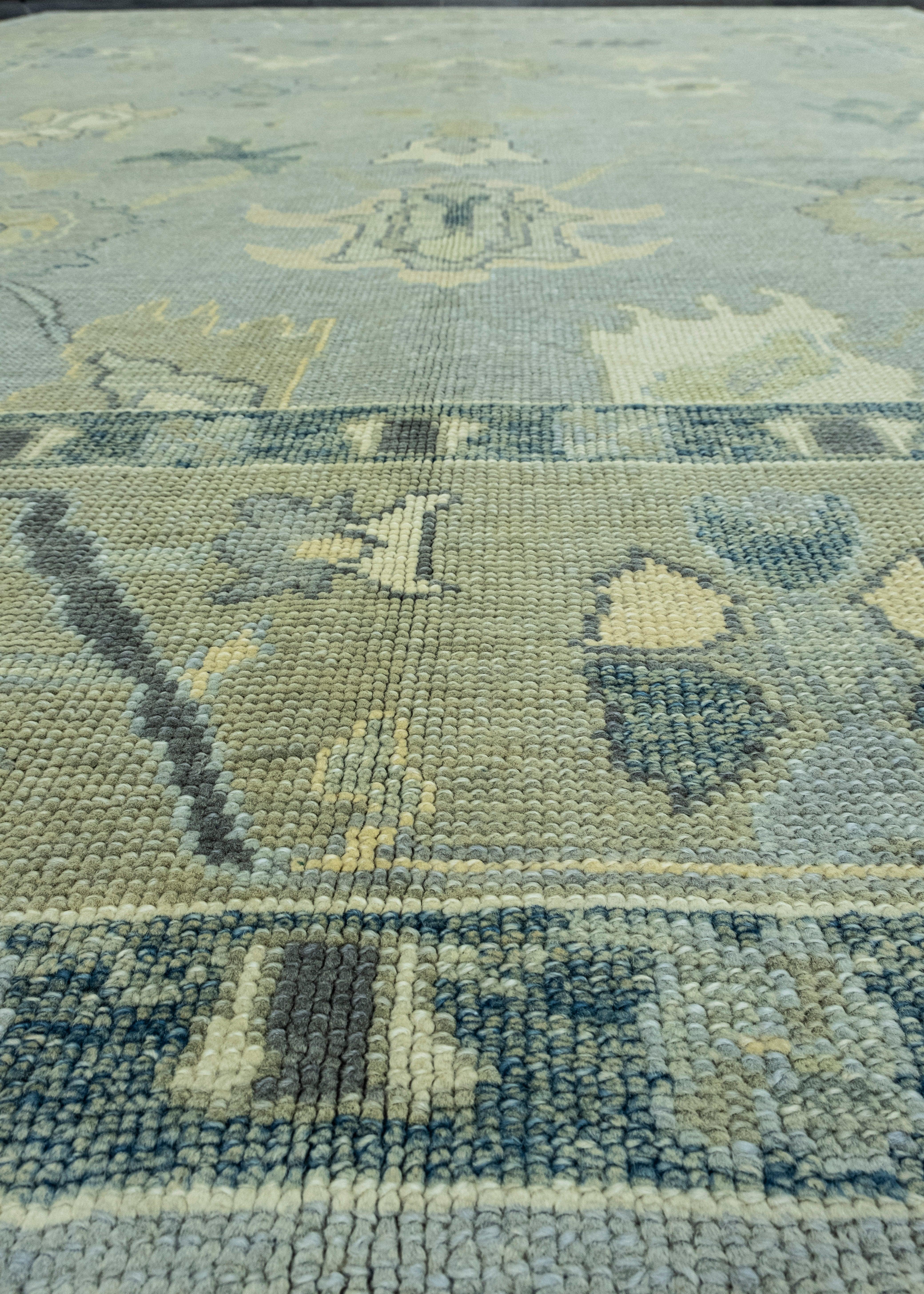 Contemporary Turkish Oushak Rug 9'3