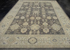Türkischer Oushak-Teppich 9'3" x 12'2"