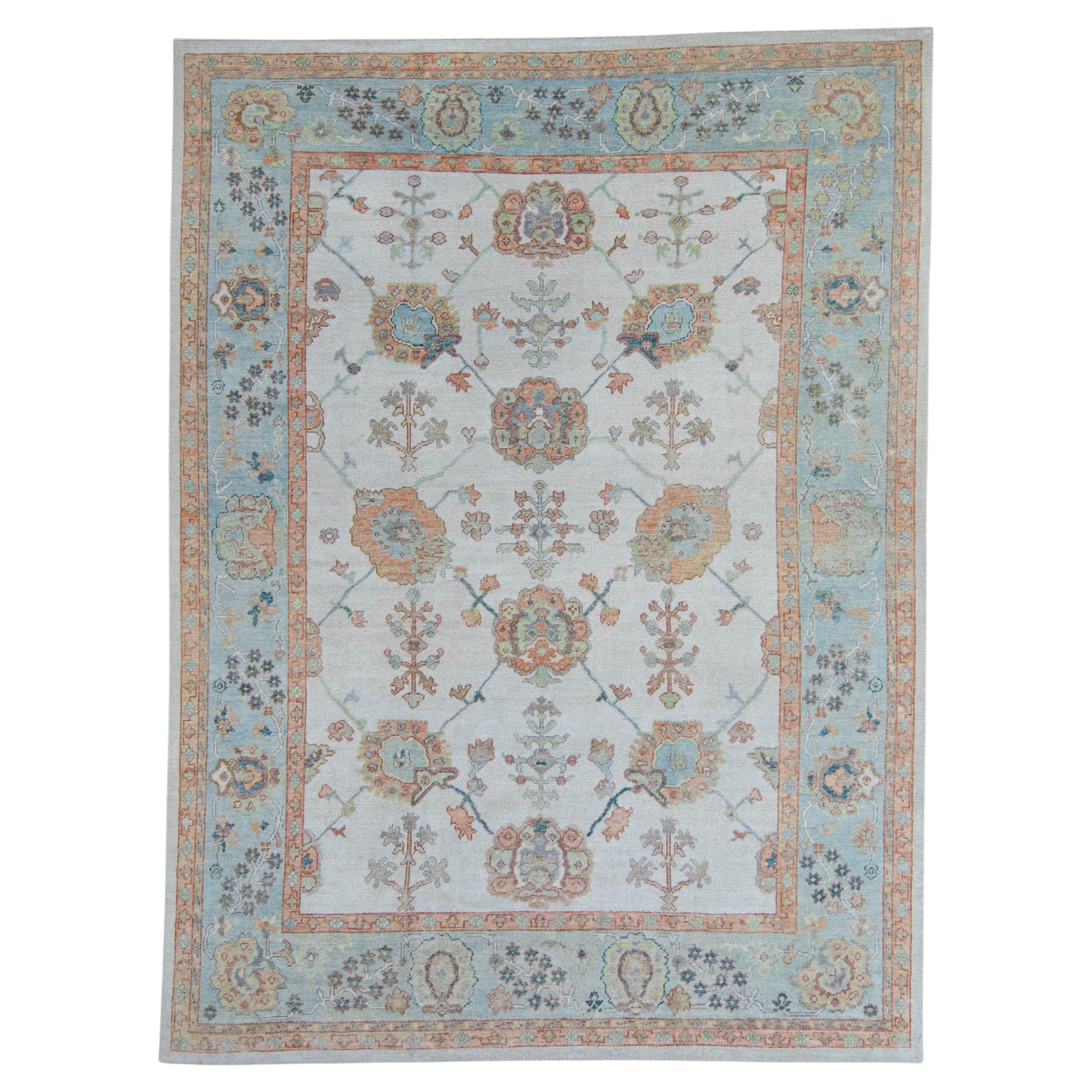 Turkish Oushak Rug 9'3" x 12'4" #20432