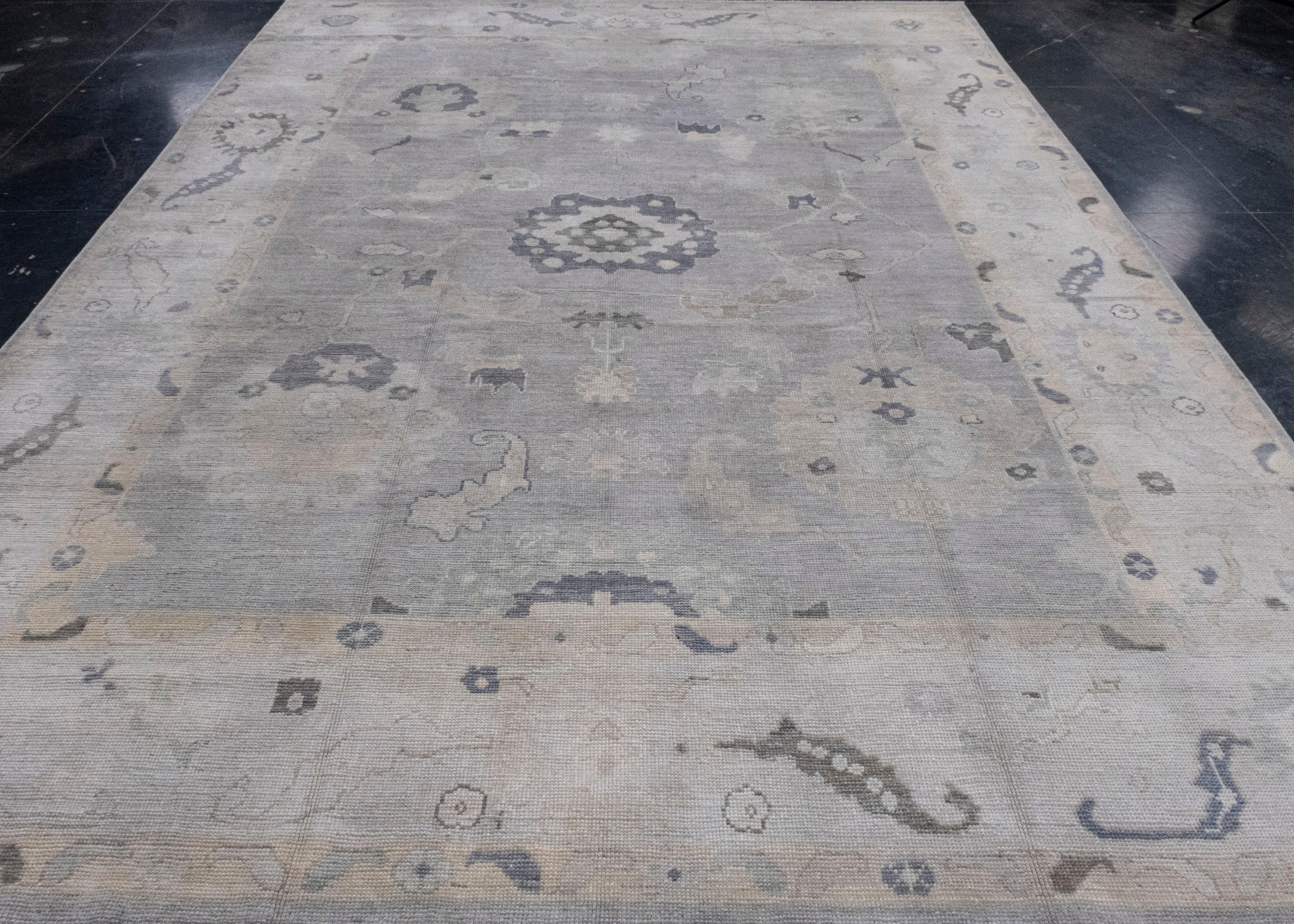 Turkish Oushak Rug 9'3