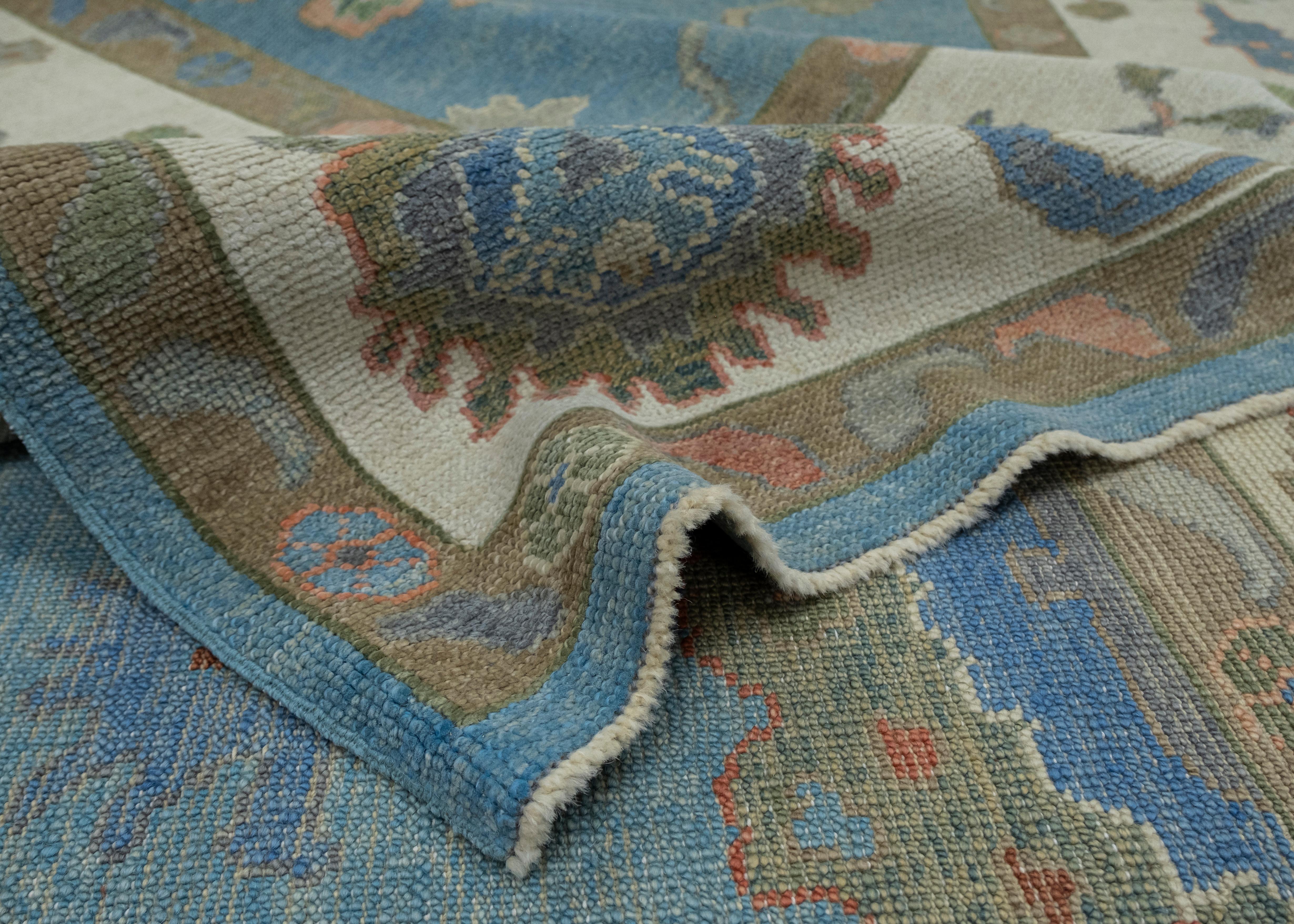 Turkish Oushak Rug 9'3