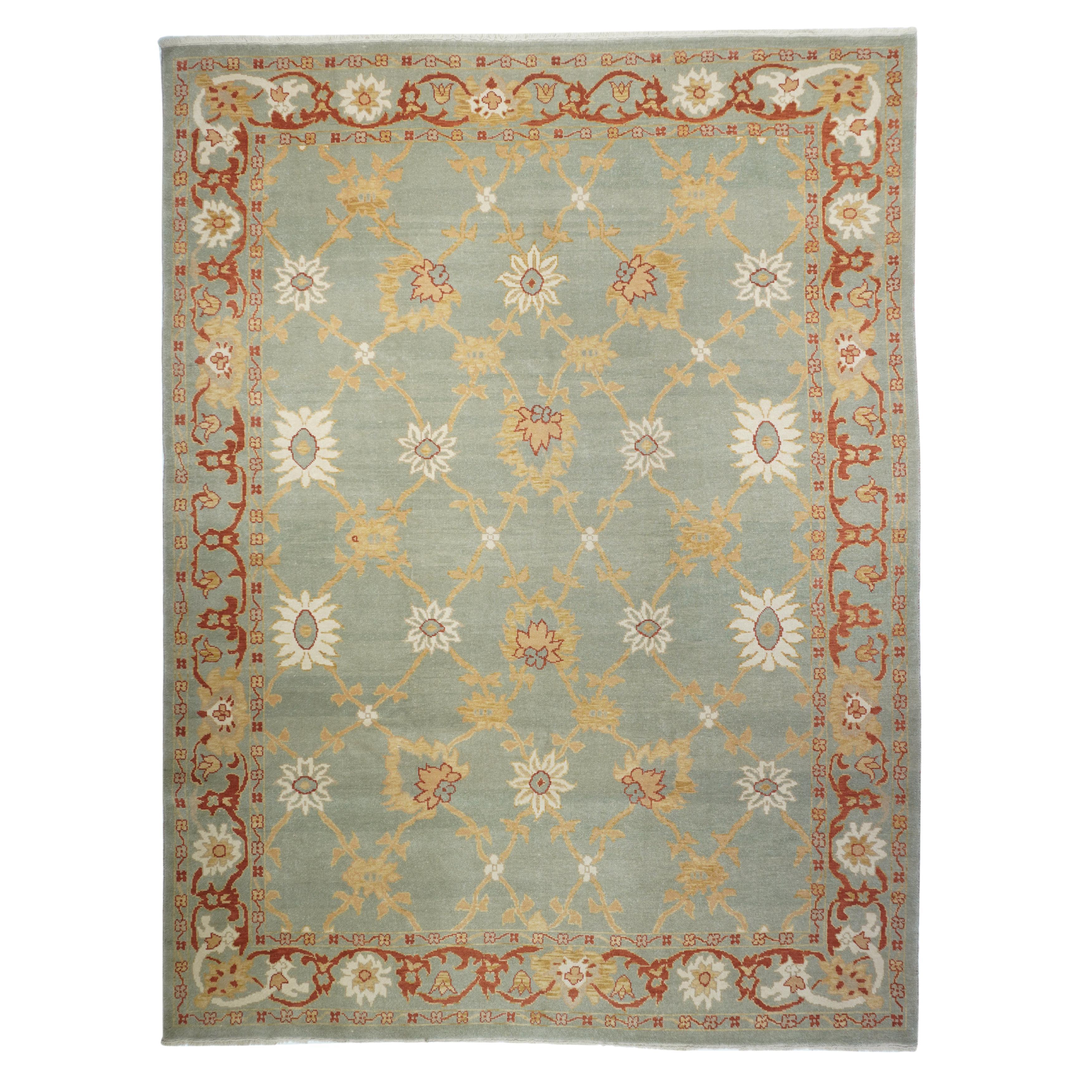 Turkish Oushak Rug 9'3" x 12’5"