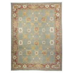 Turkish Oushak Rug 9'3" x 12’5"