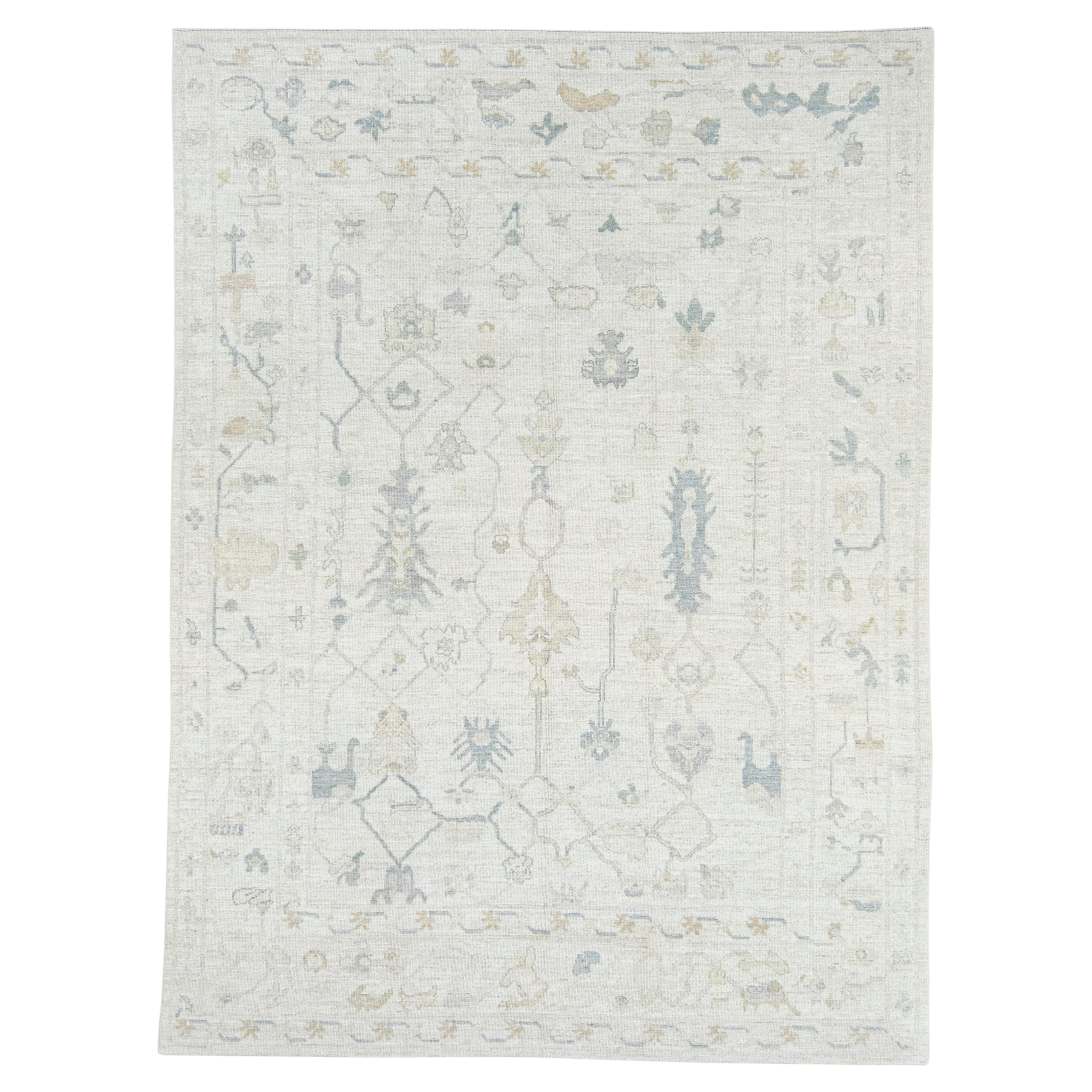 Turkish Oushak Rug 9'3" x 12'6" #20337
