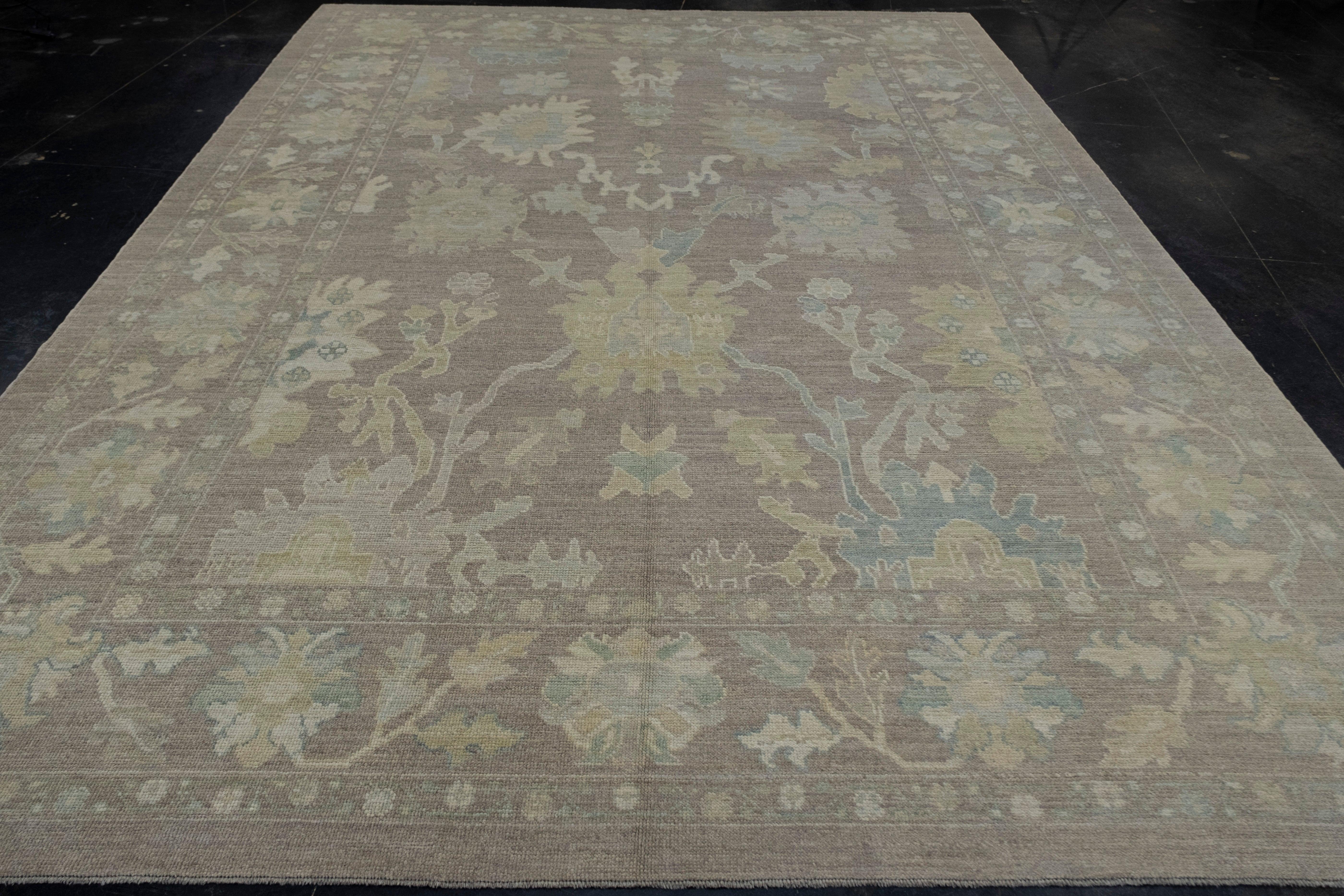 Turkish Oushak Rug 9'3