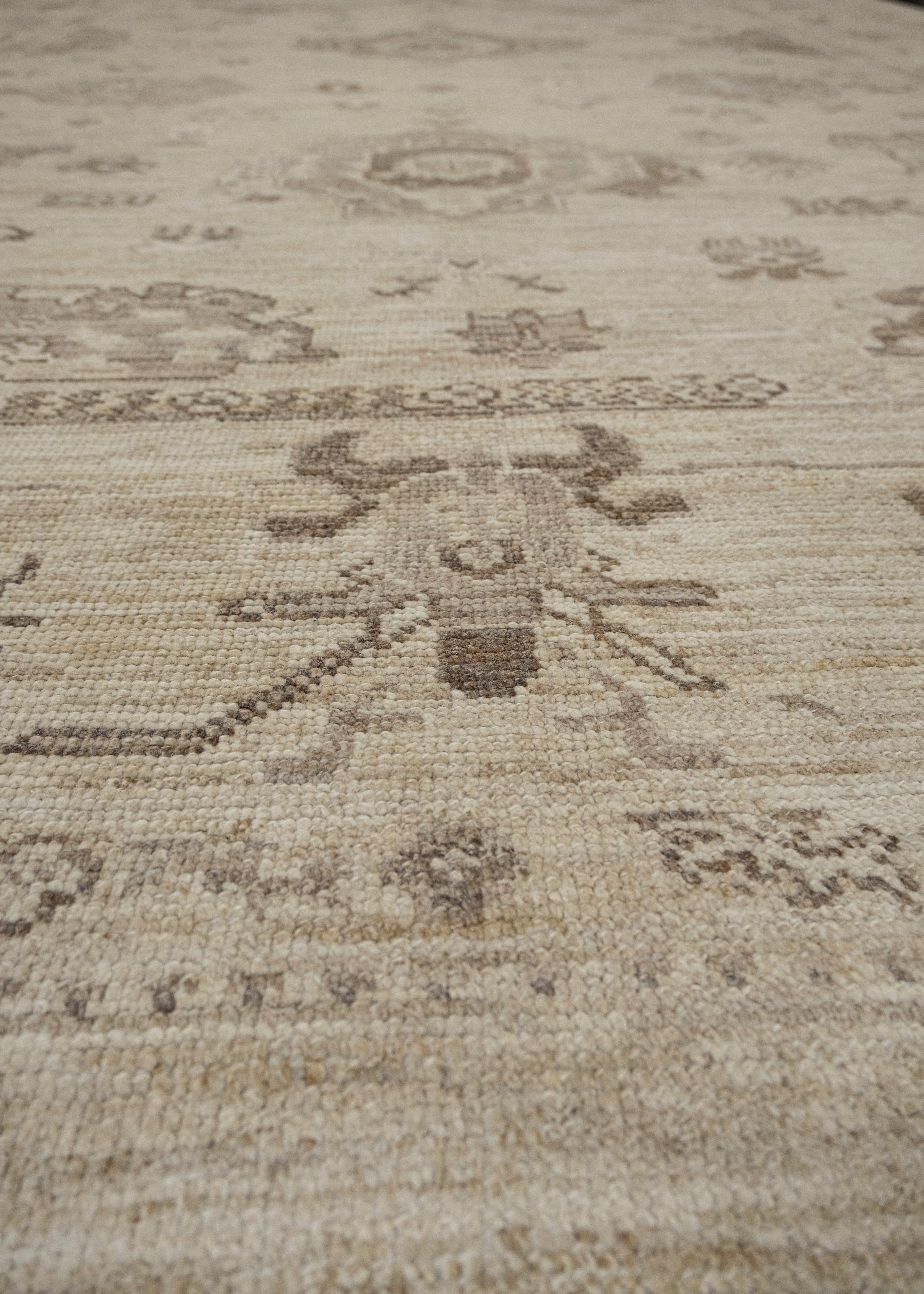 Turkish Oushak Rug 9'3