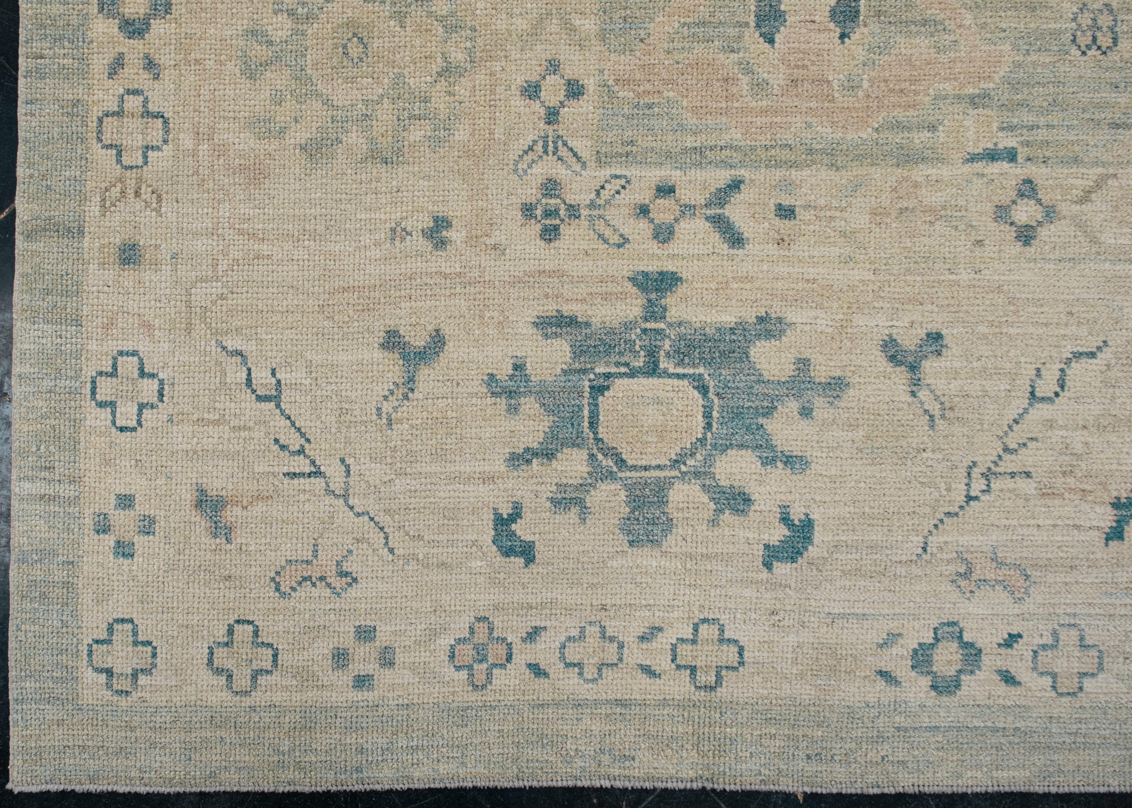 Turkish Oushak Rug 9'3