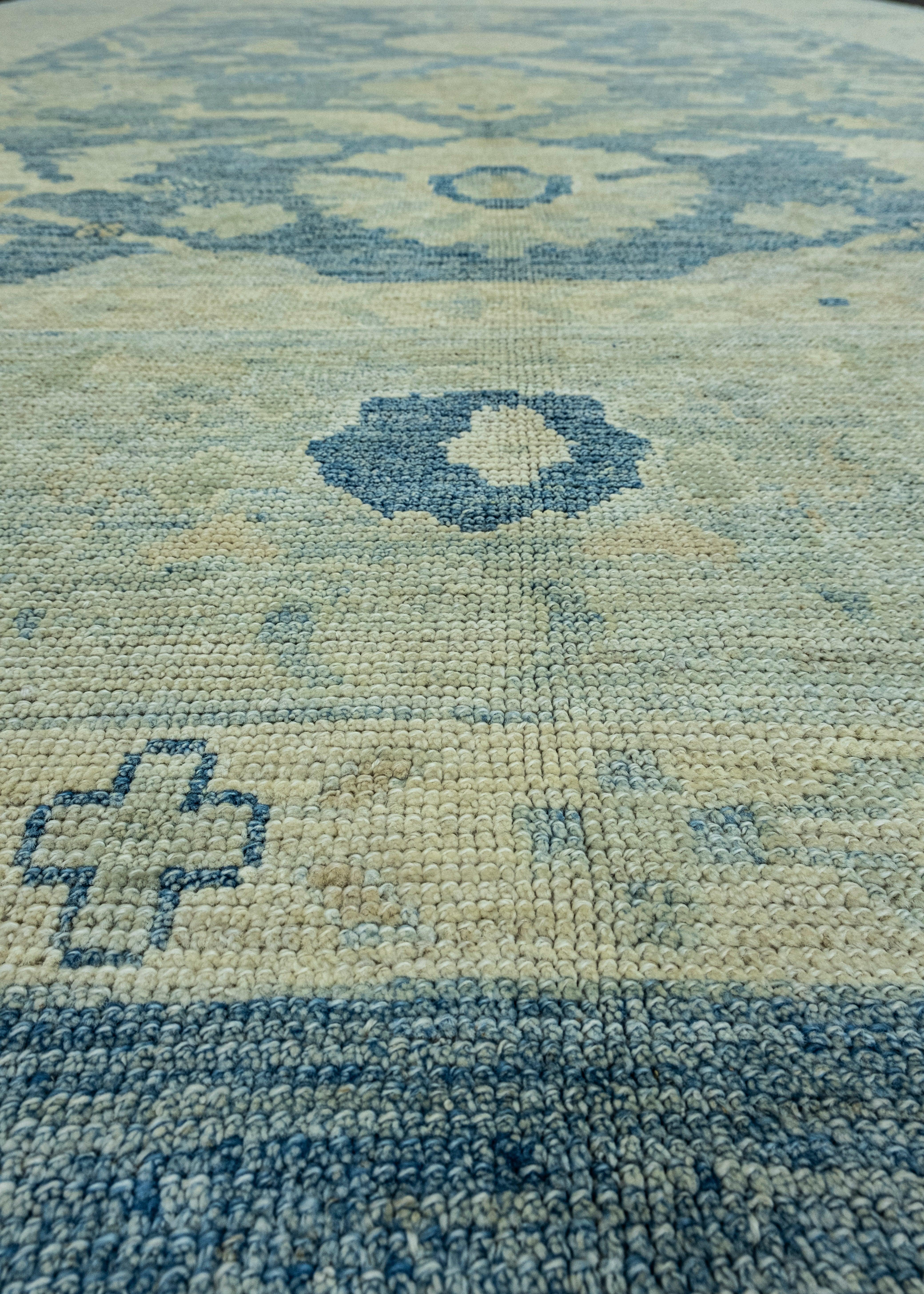 Contemporary Turkish Oushak Rug 9'3