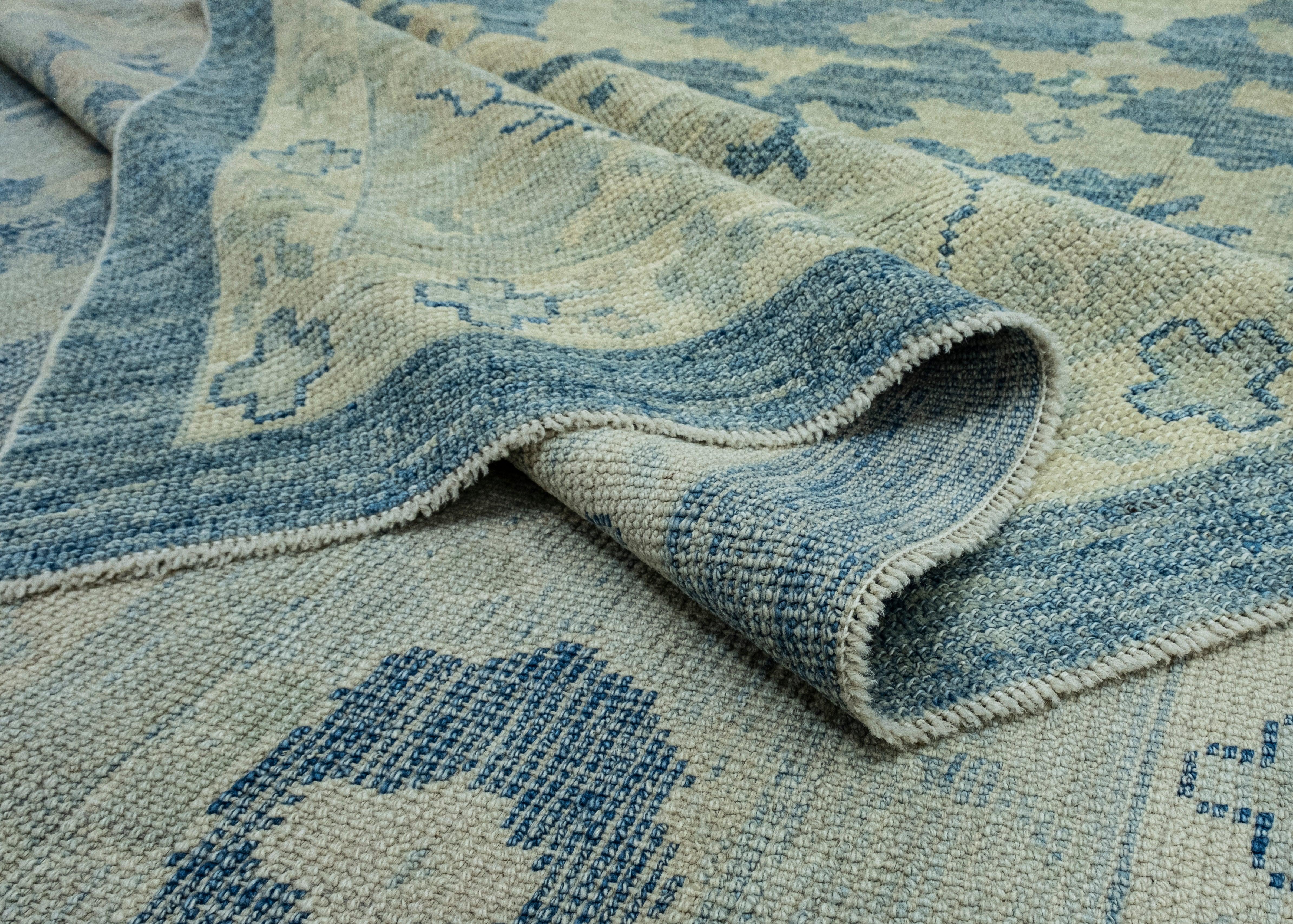 Turkish Oushak Rug 9'3