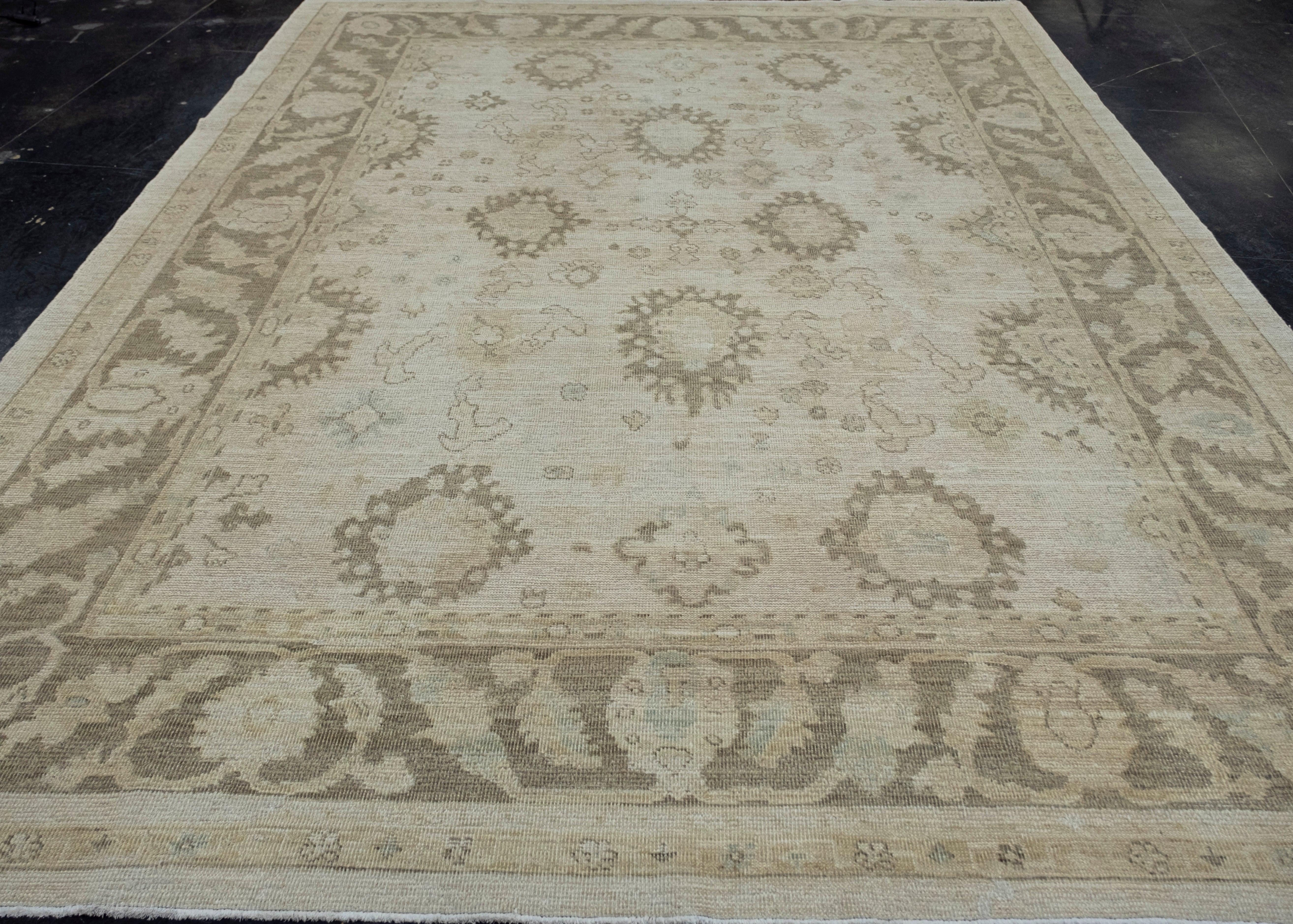 Turkish Oushak Rug 9'4