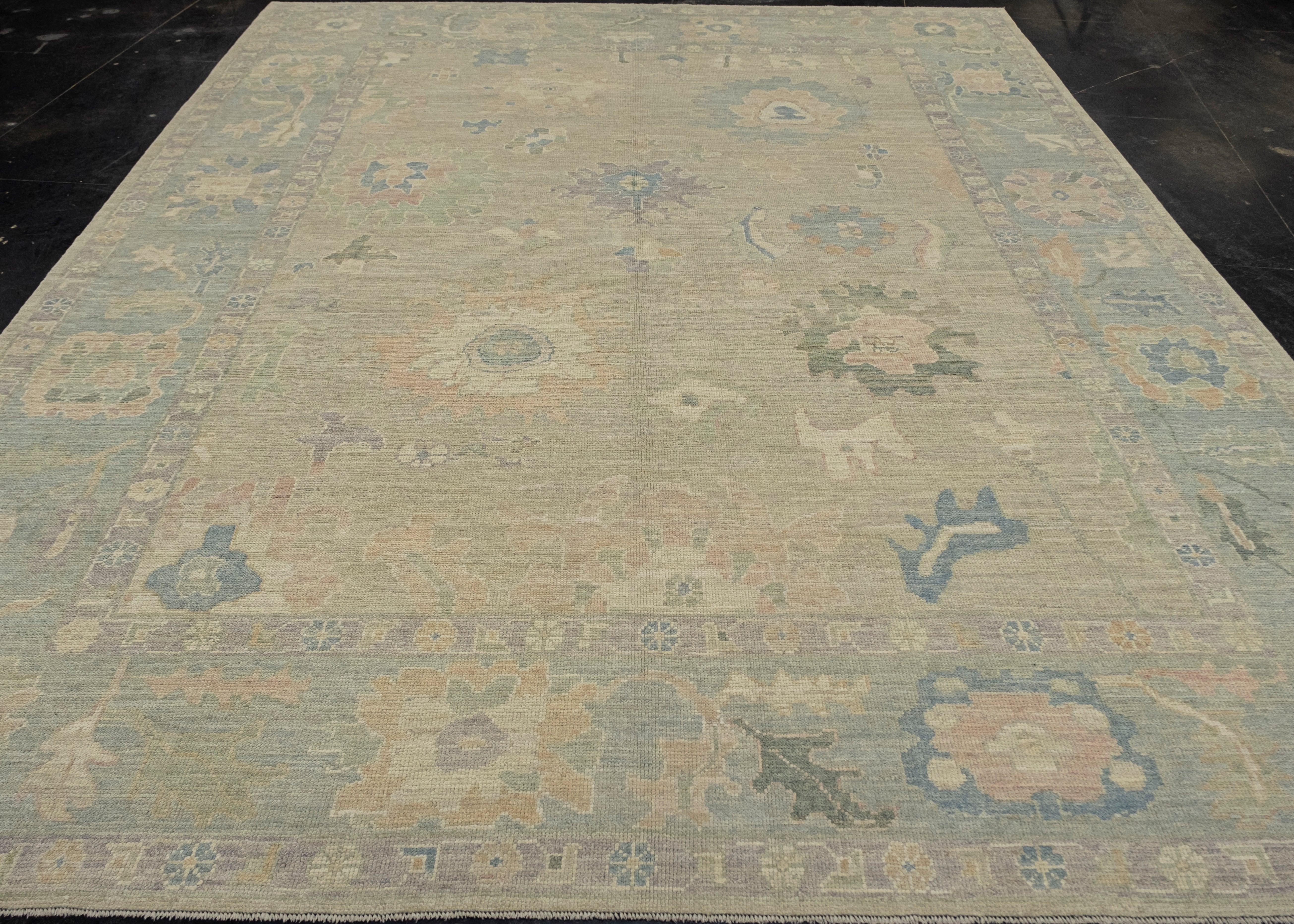 Tapis turc Oushak 9'4