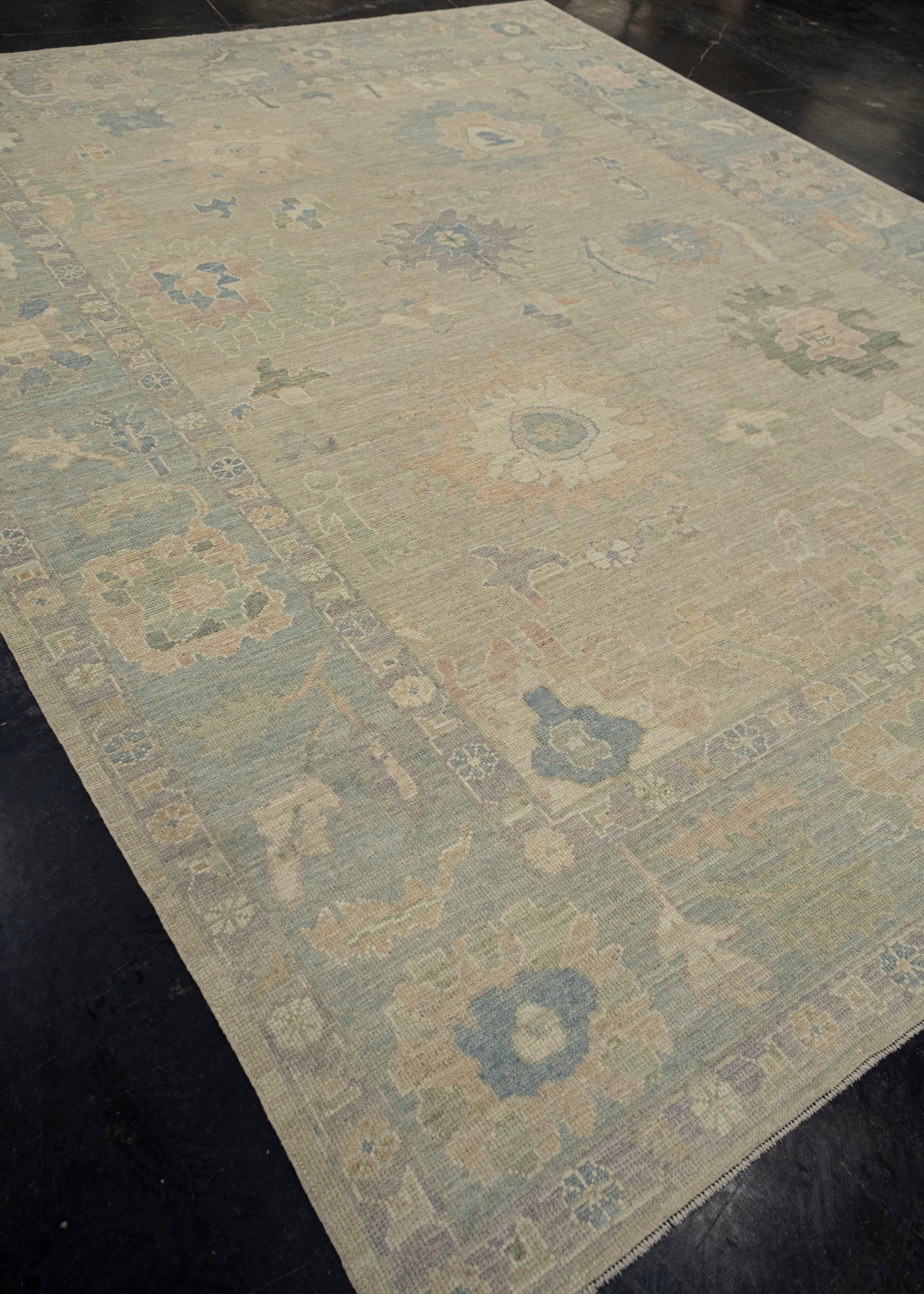 Tapis turc Oushak 9'4