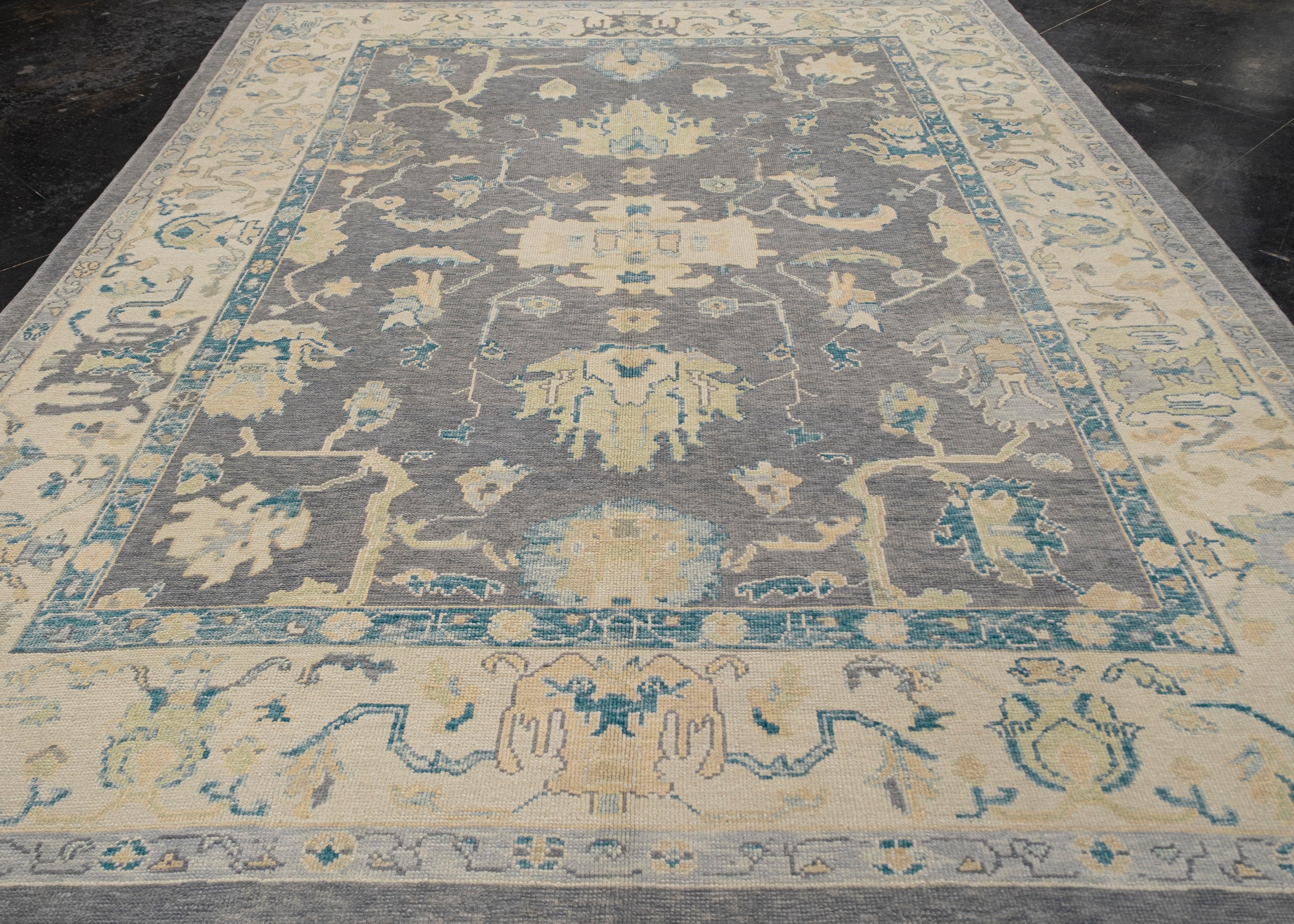 Turkish Oushak Rug 9'4