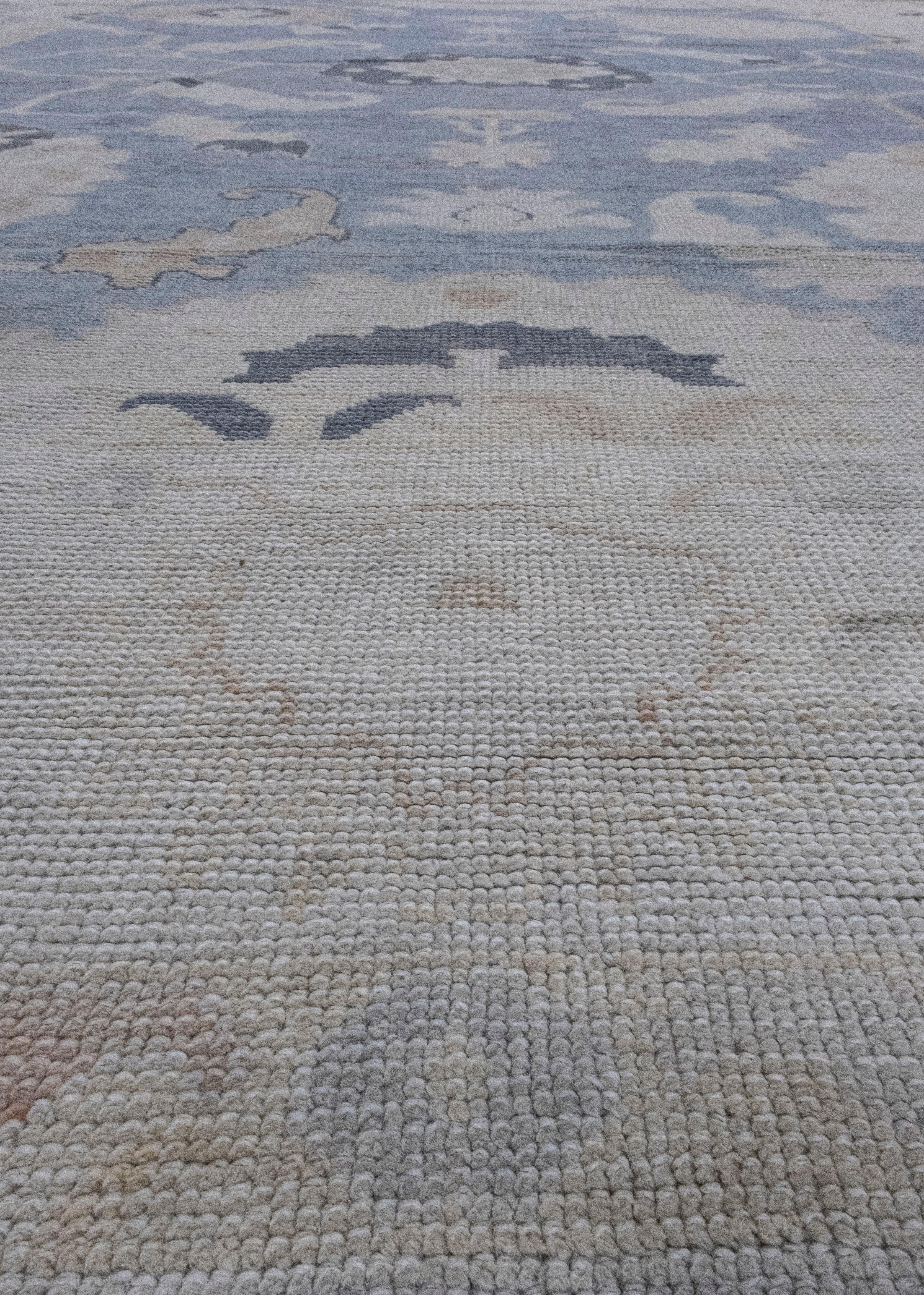 Turkish Oushak Rug 9'4