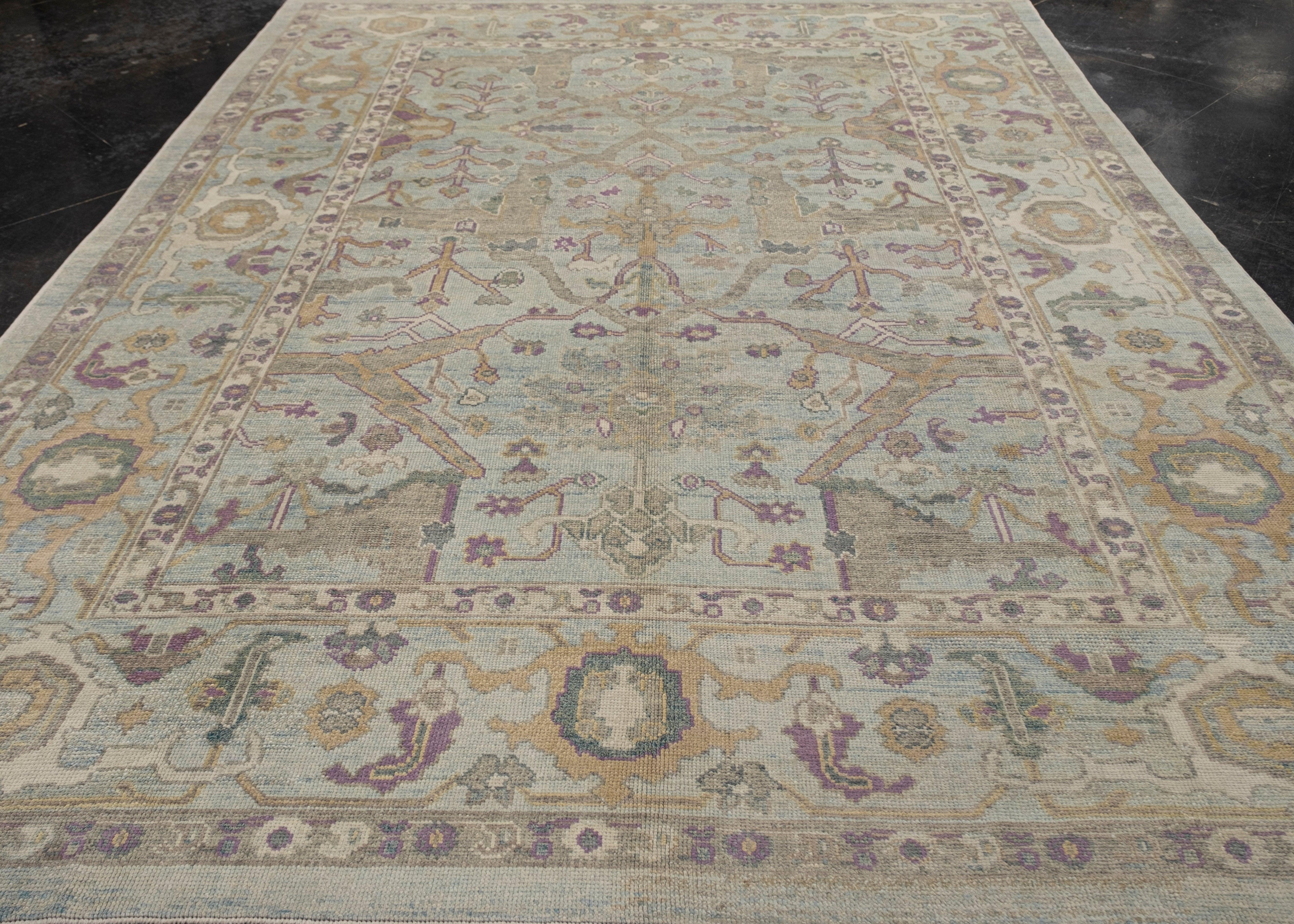 Turkish Oushak Rug 9'4