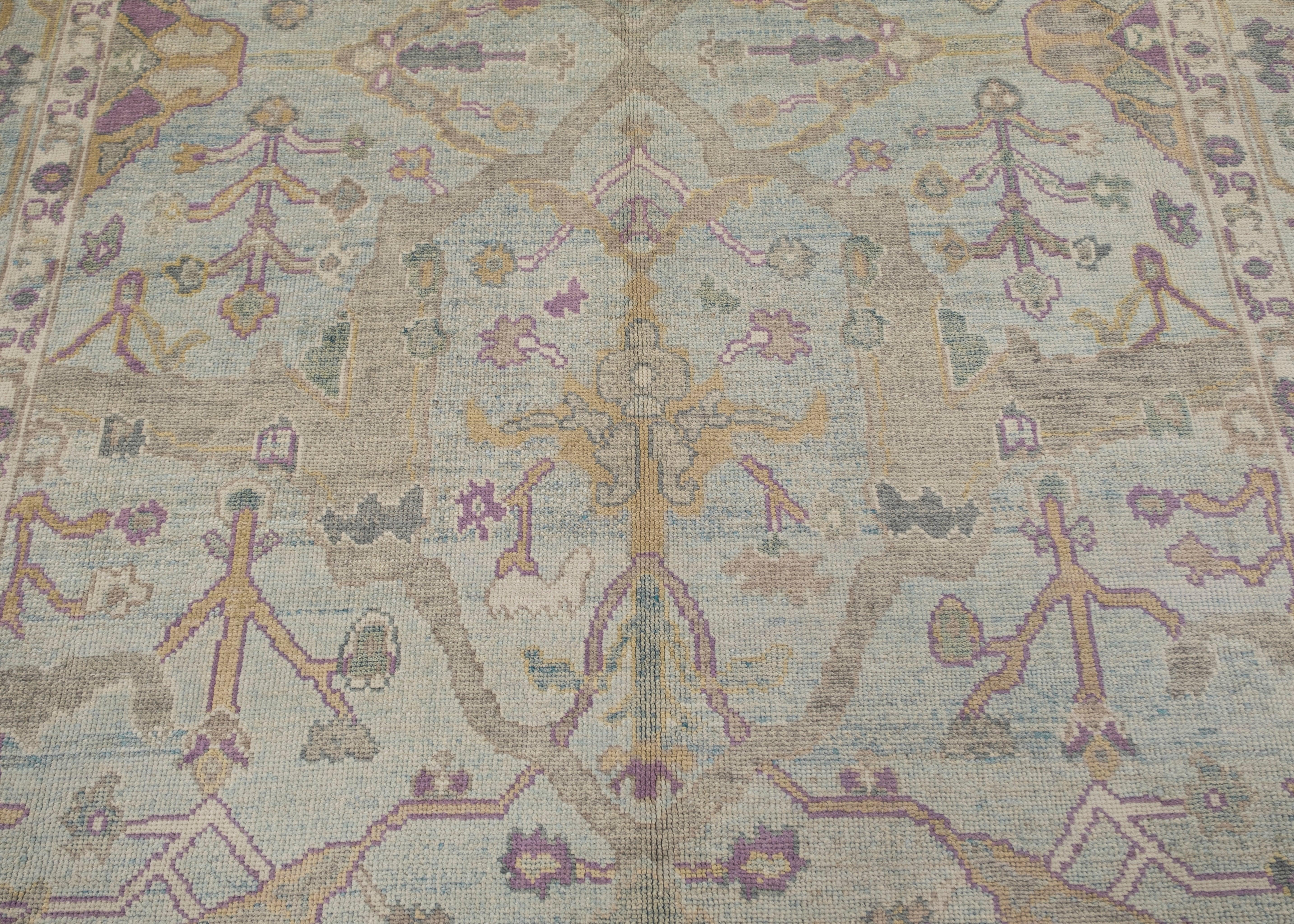 Turkish Oushak Rug 9'4