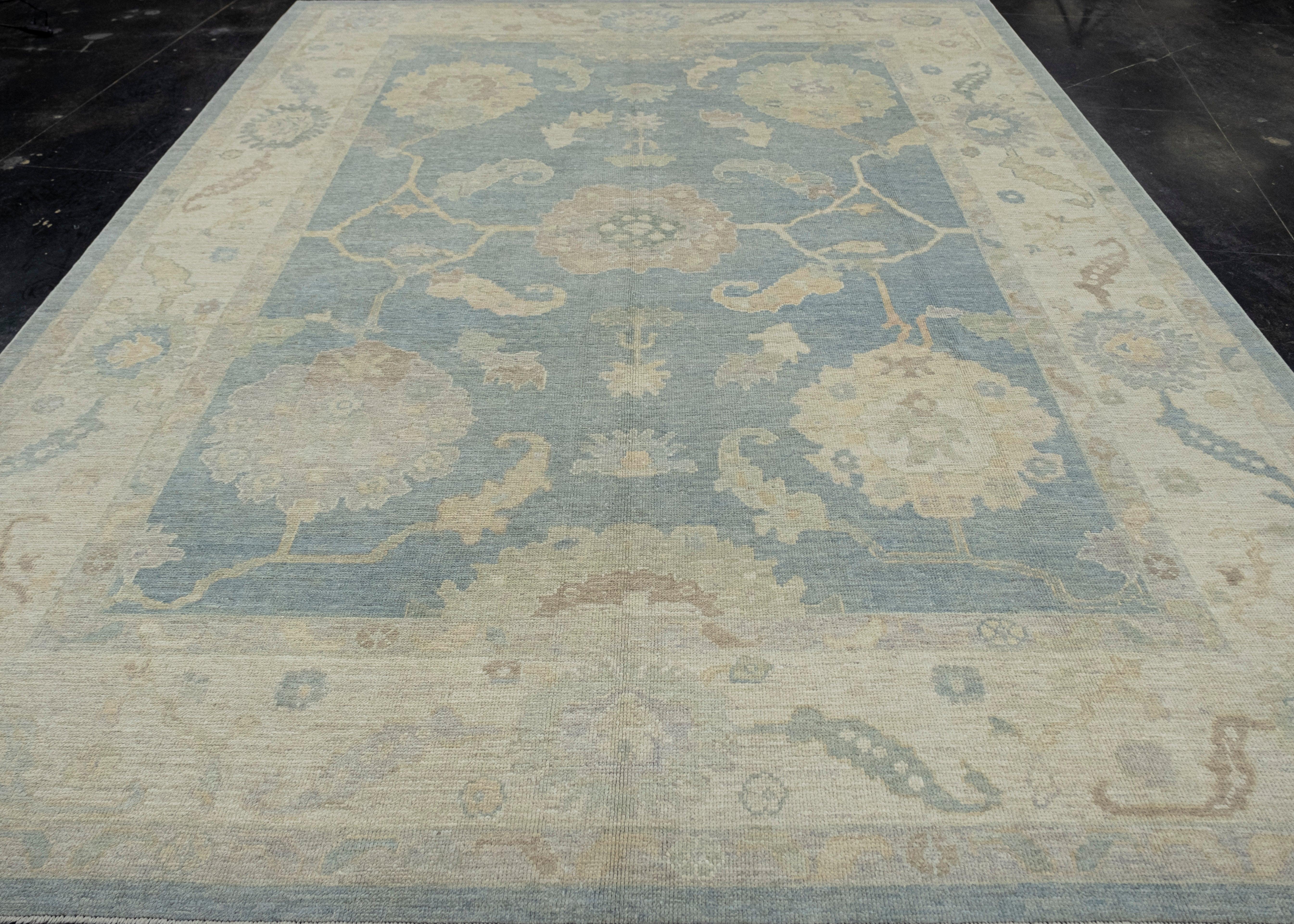 Turkish Oushak Rug 9'4