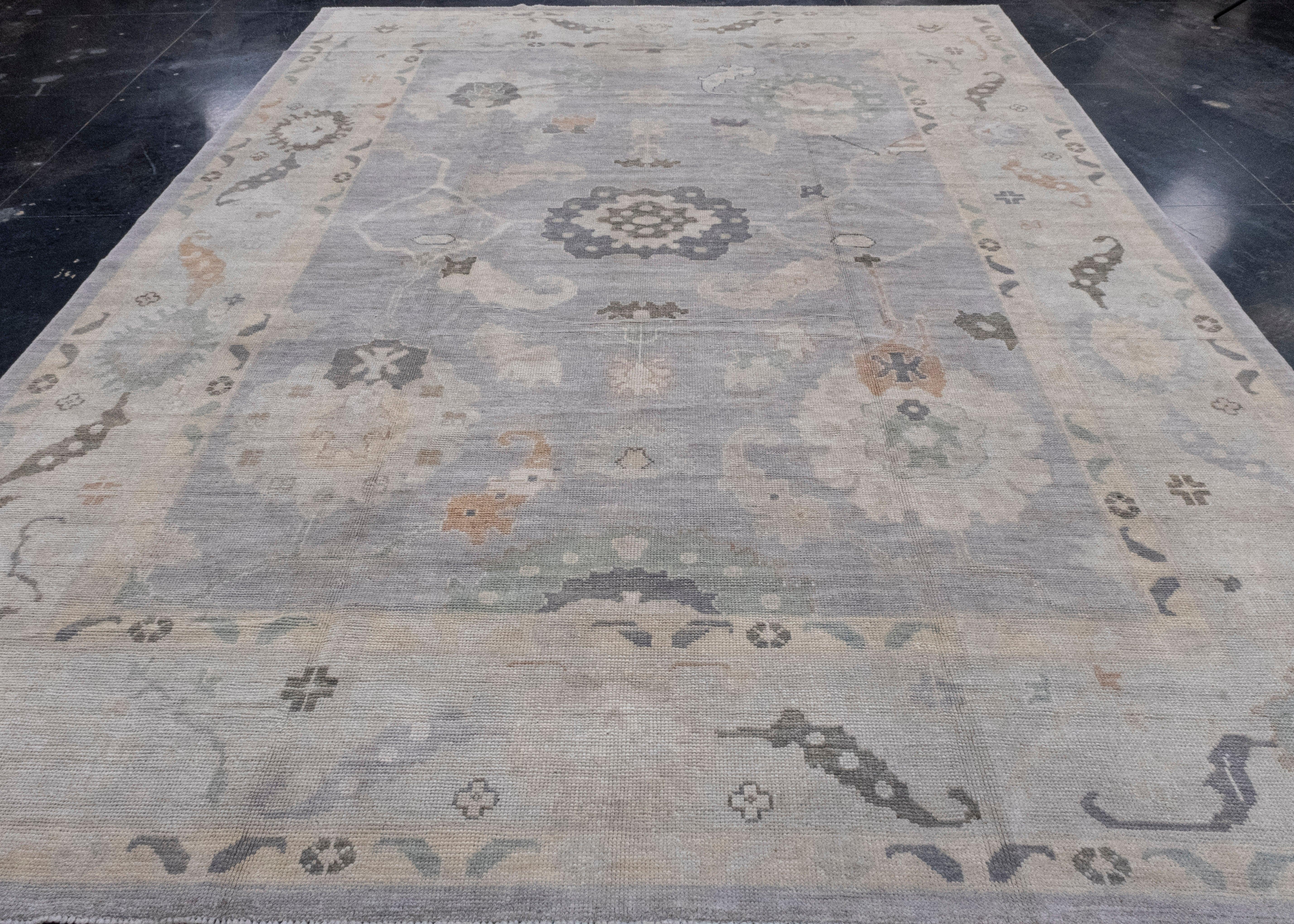 Turkish Oushak Rug 9'4