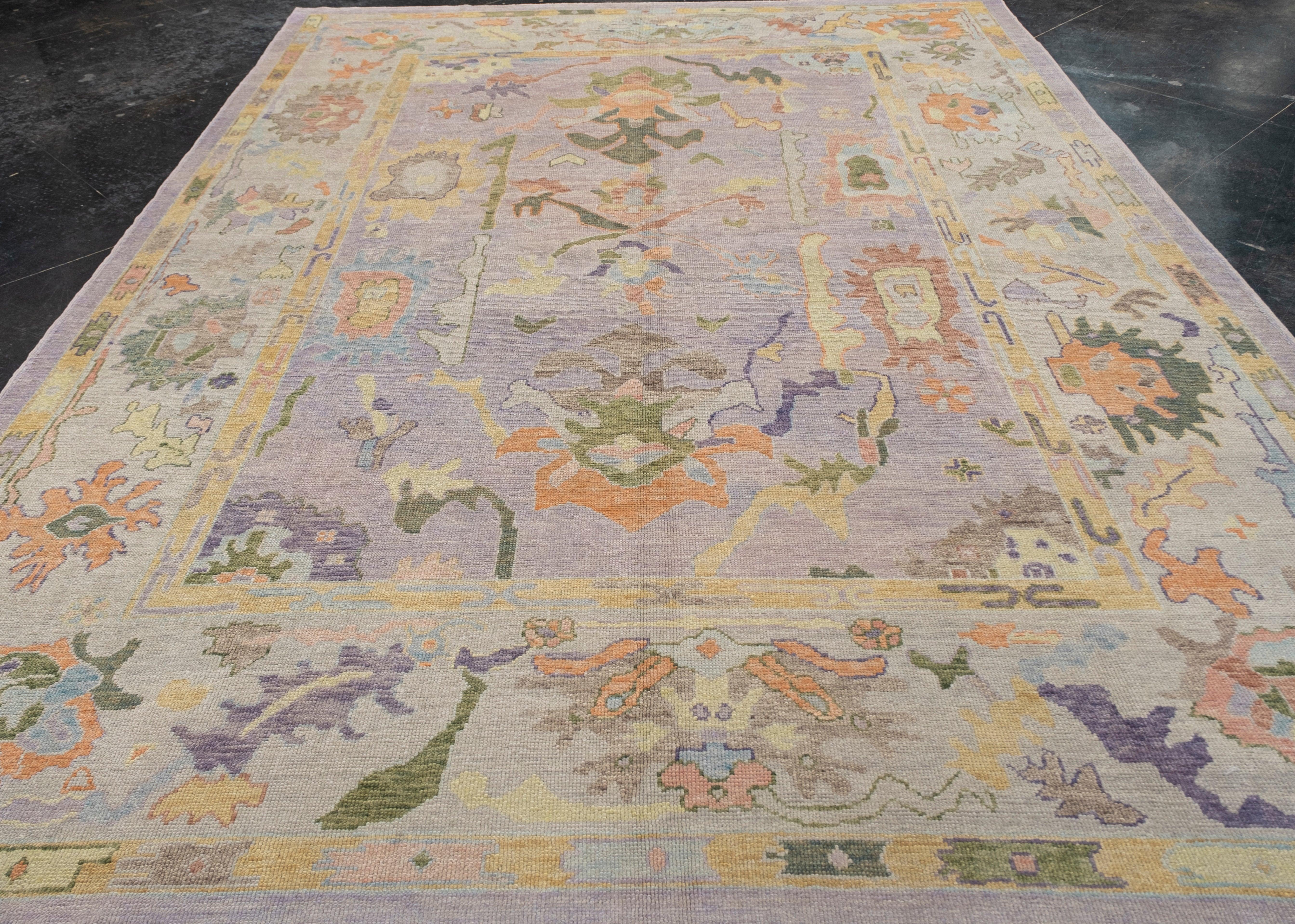 Turkish Oushak Rug 9'4