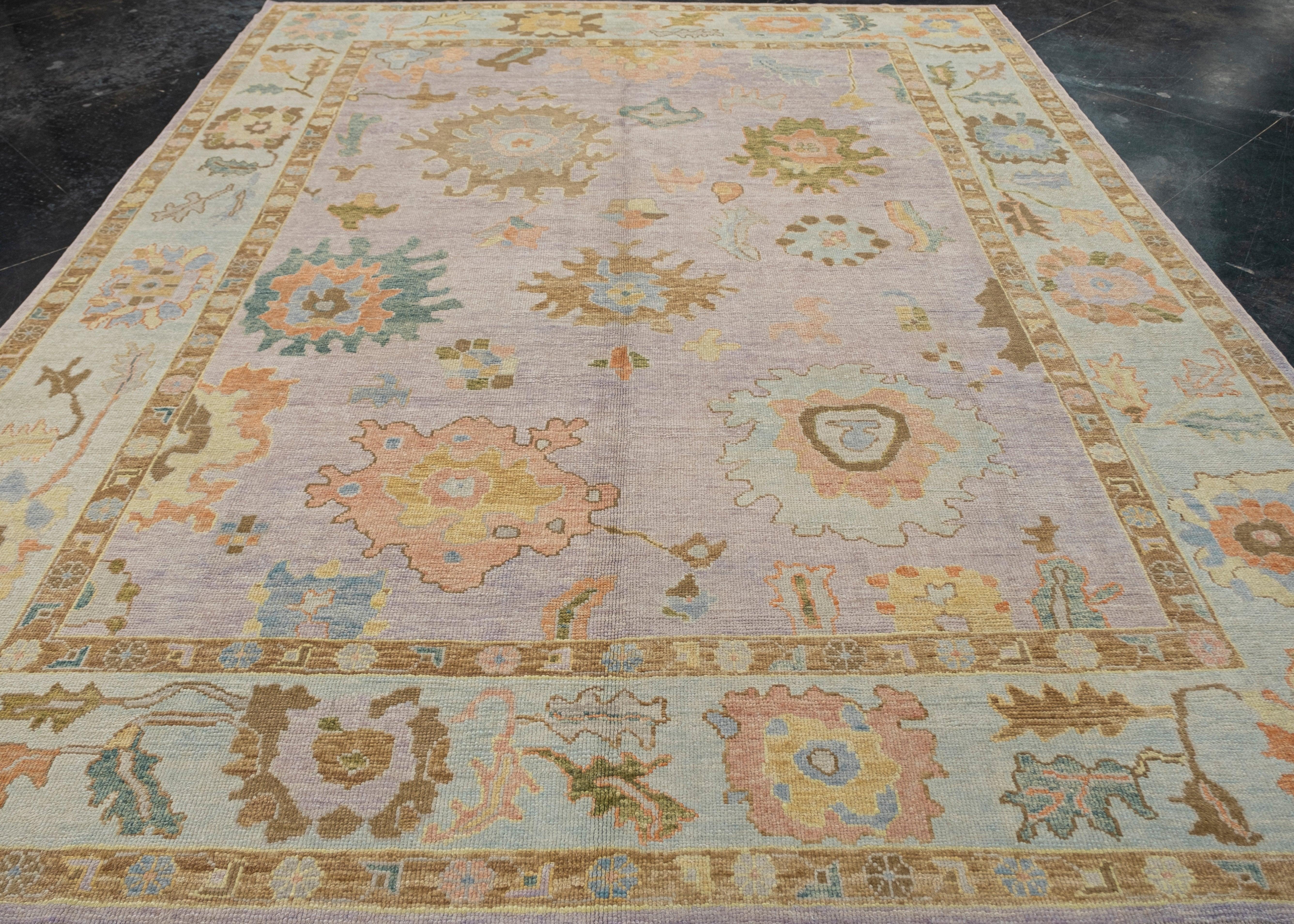 Turkish Oushak Rug 9'5