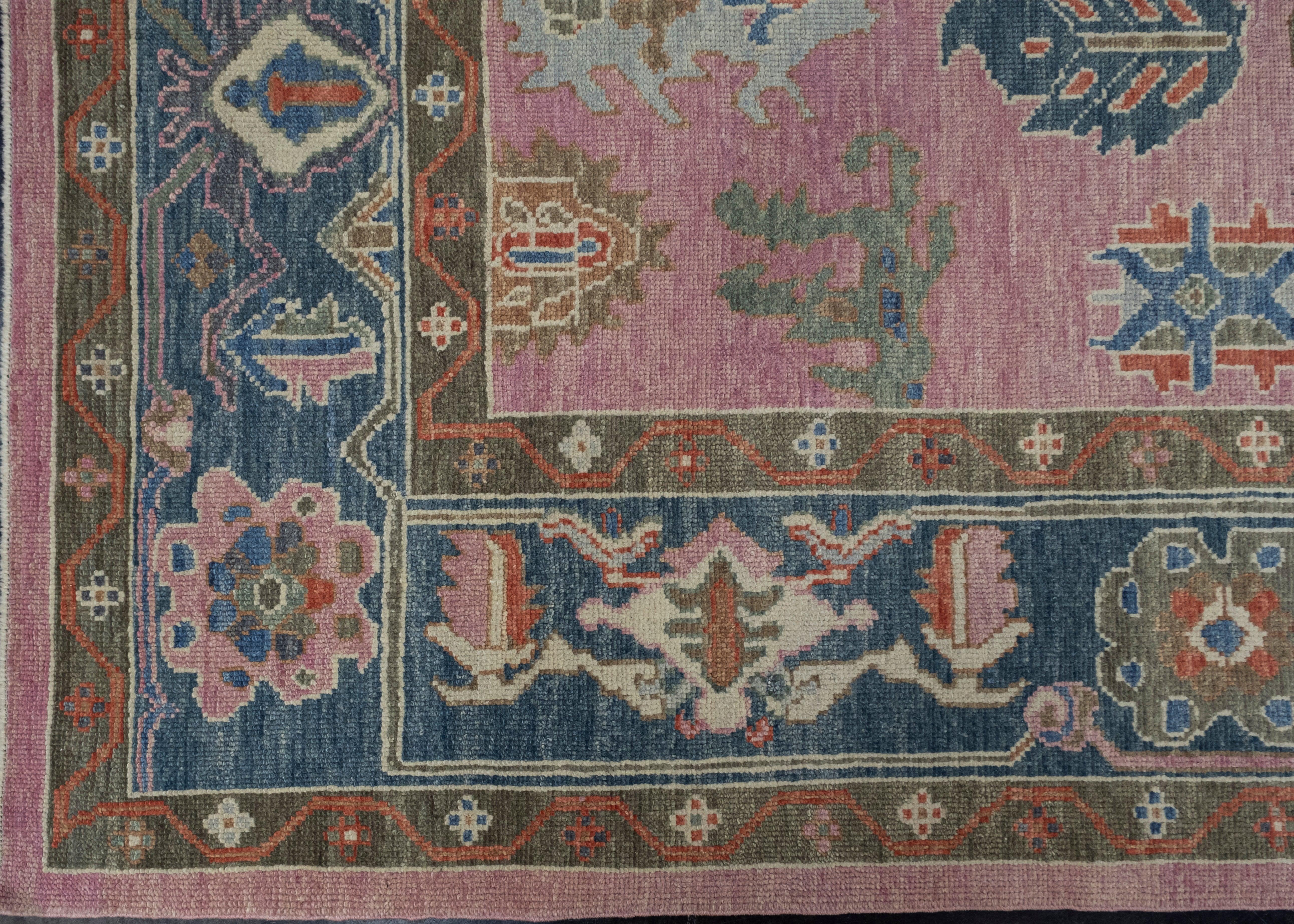 Turkish Oushak Rug 9'5