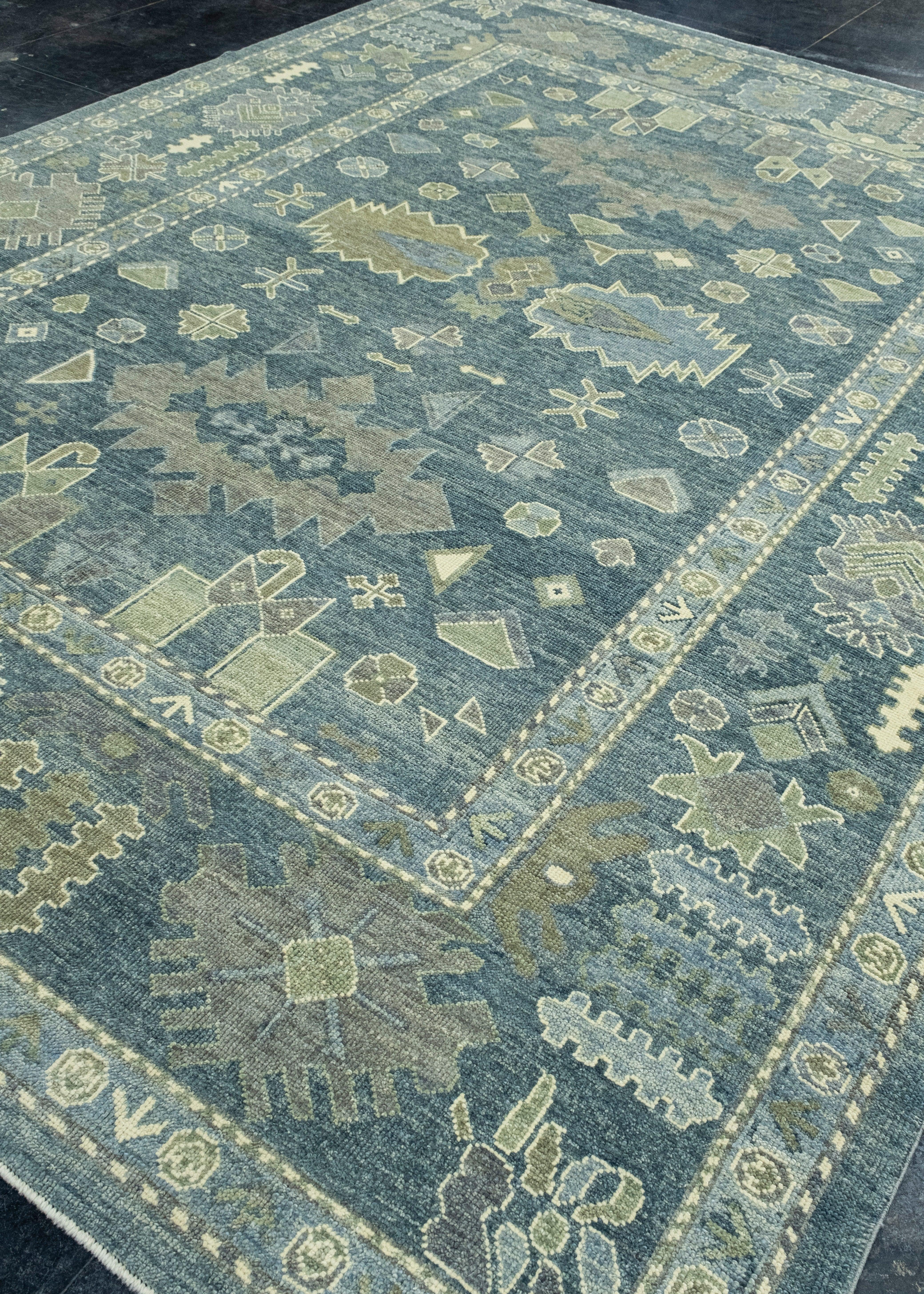 Turco Turkish Oushak Rug 9'5