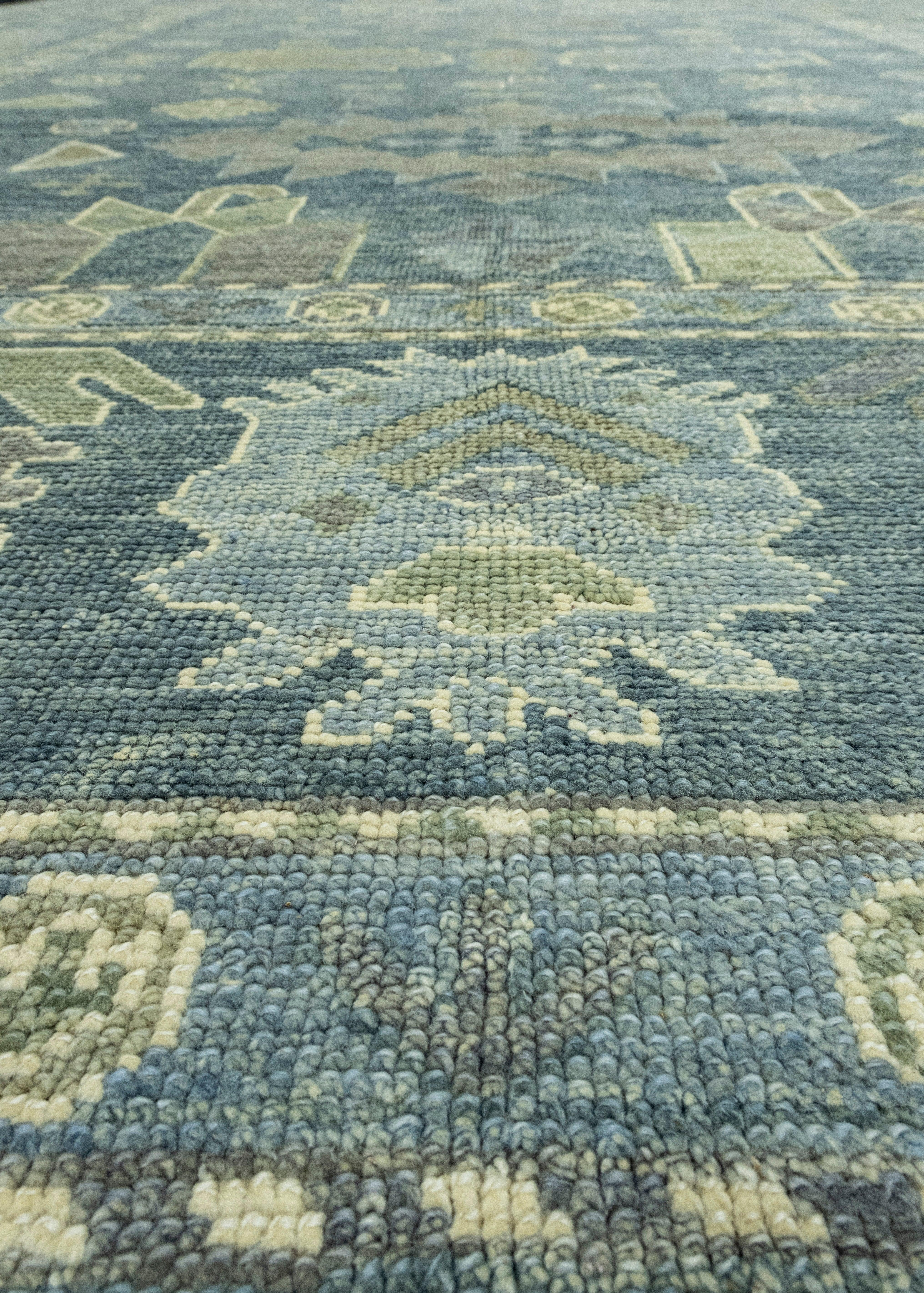 Turkish Oushak Rug 9'5