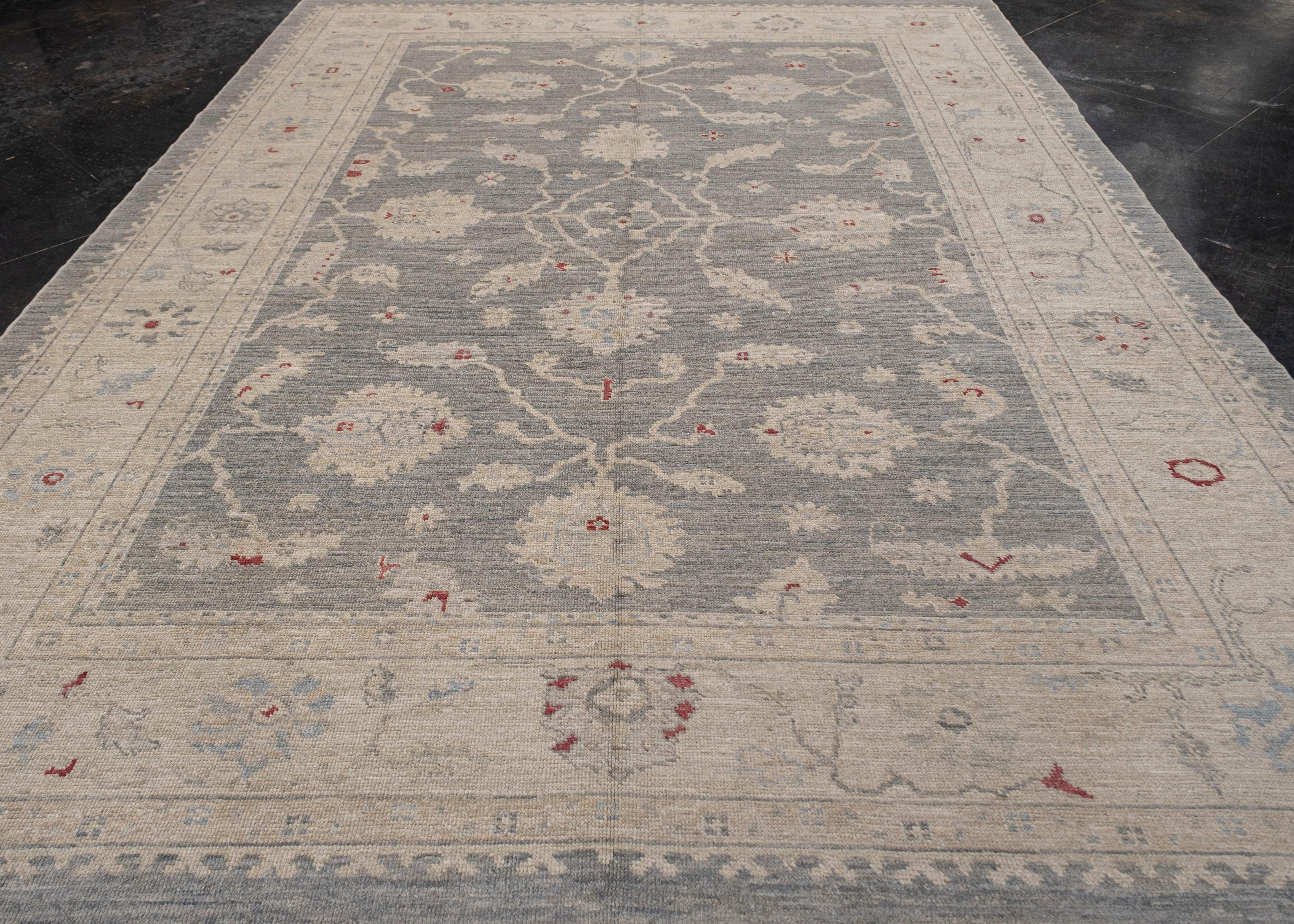 Turkish Oushak Rug 9'5