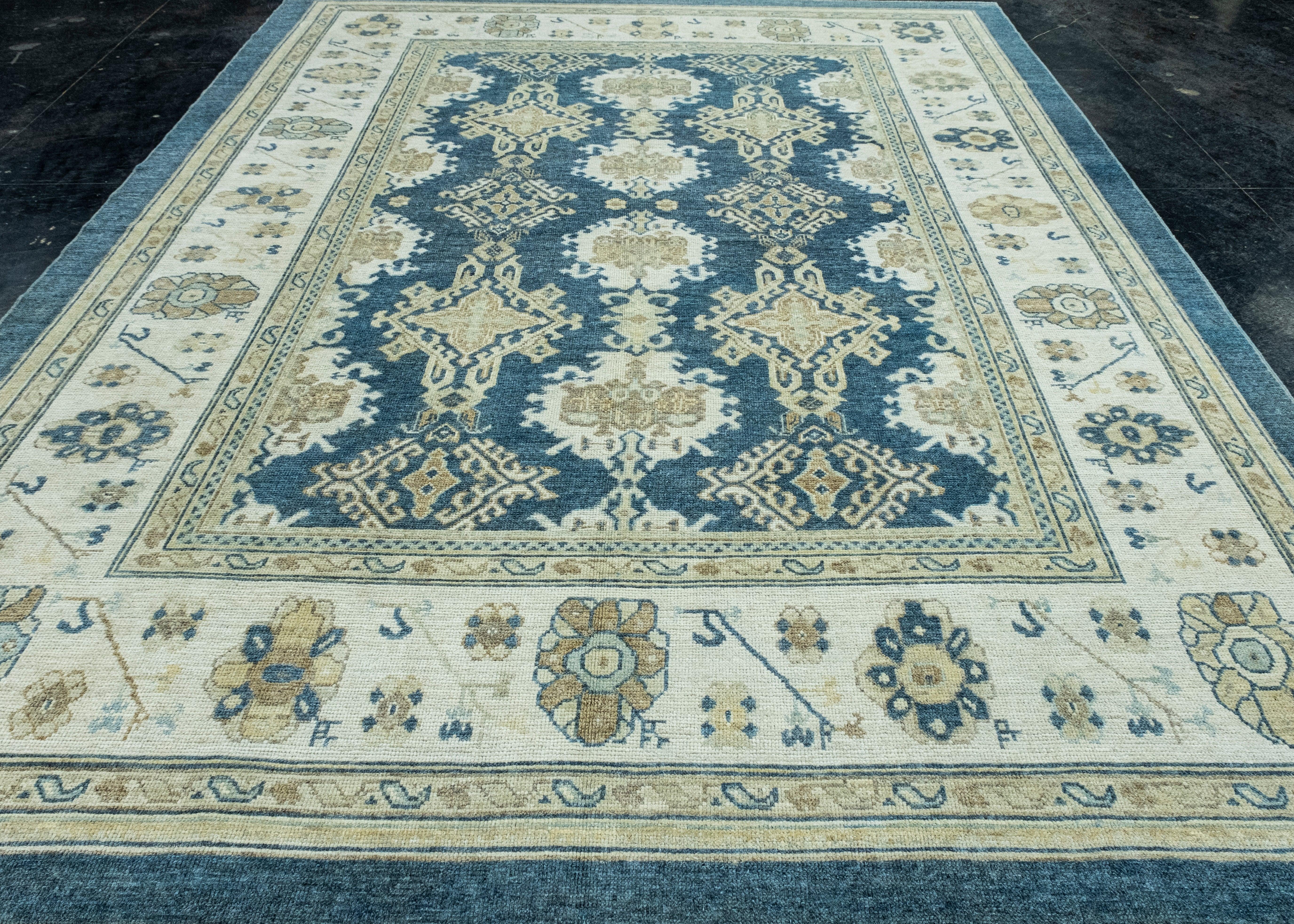 Turkish Oushak Rug 9'6