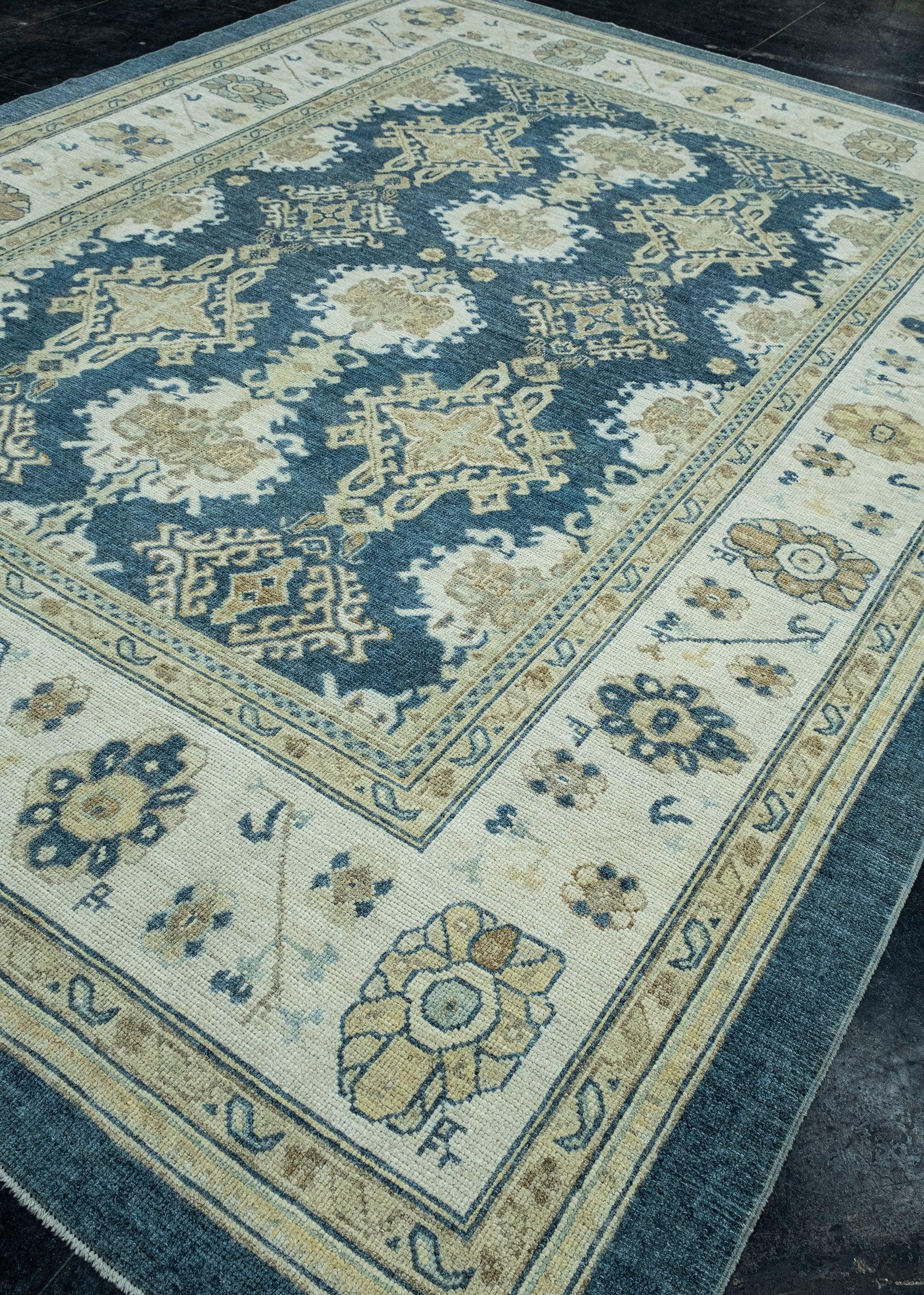 Türkischer Oushak-Teppich 9'6