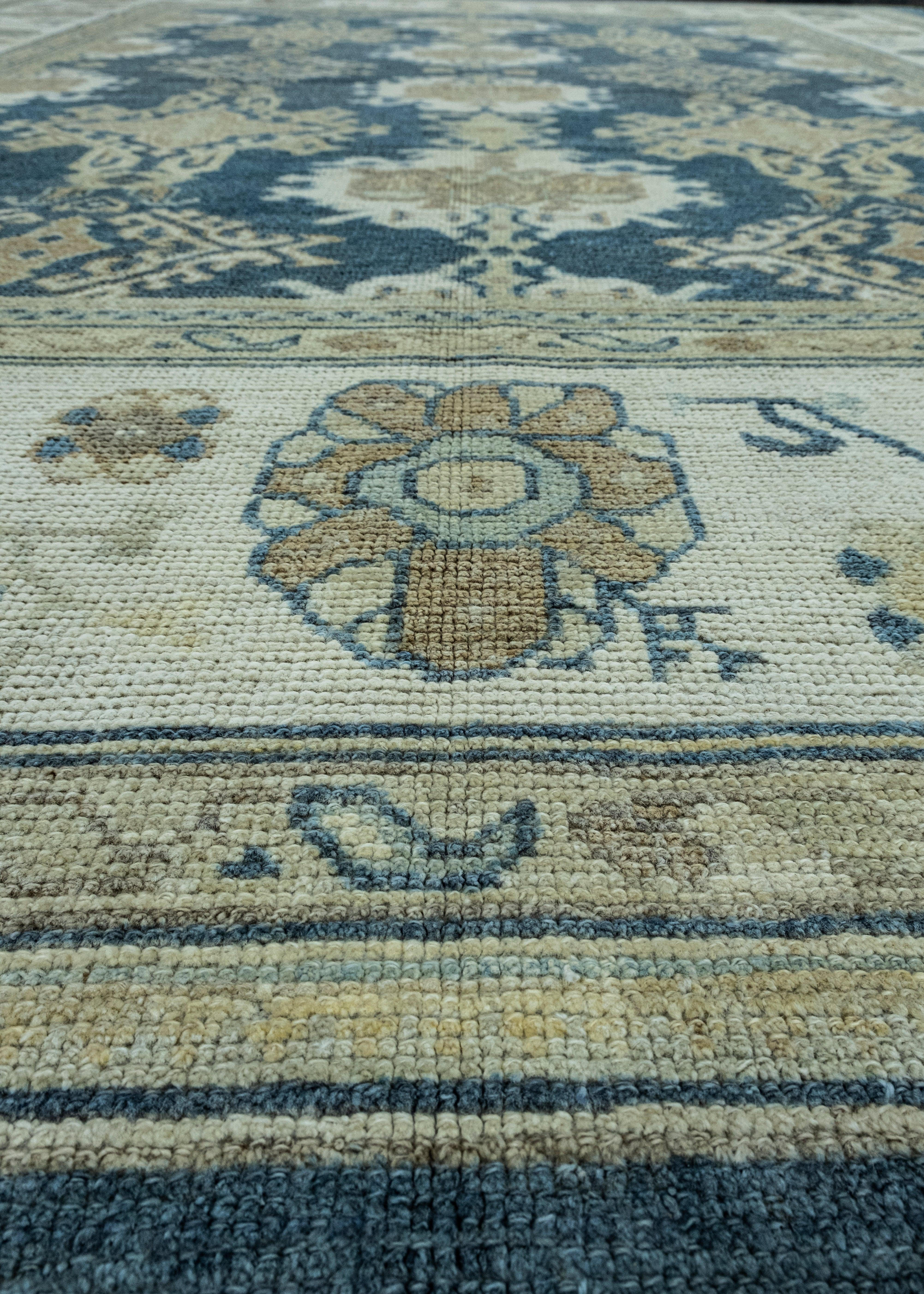 Türkischer Oushak-Teppich 9'6