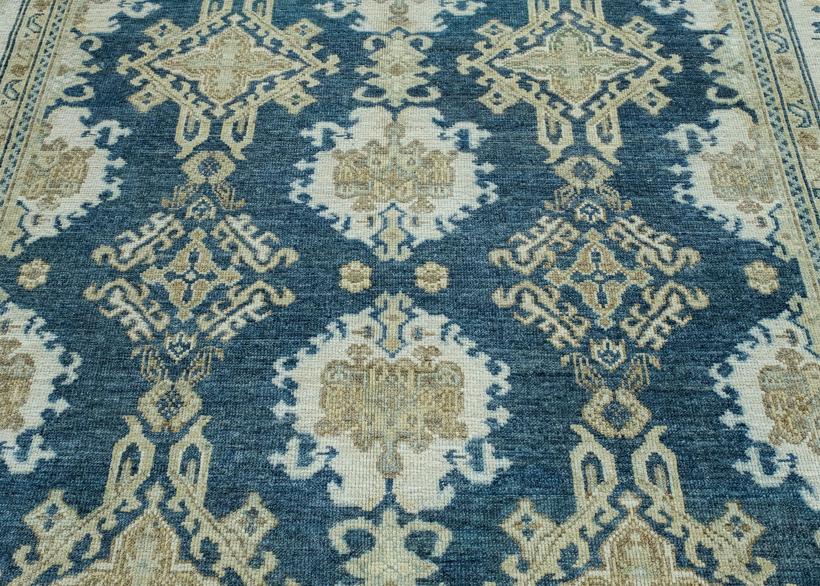 Türkischer Oushak-Teppich 9'6