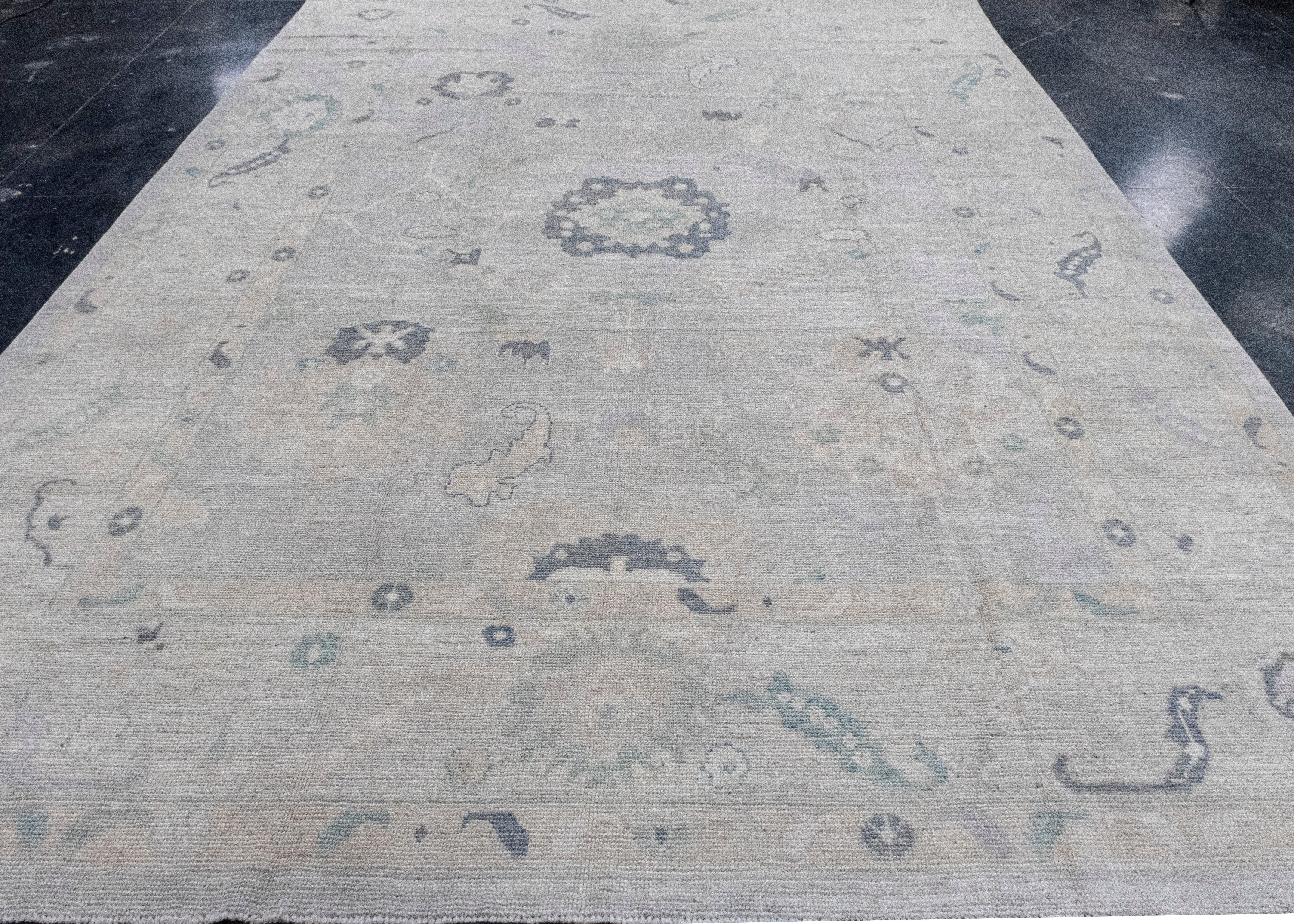 Turkish Oushak Rug 9'6