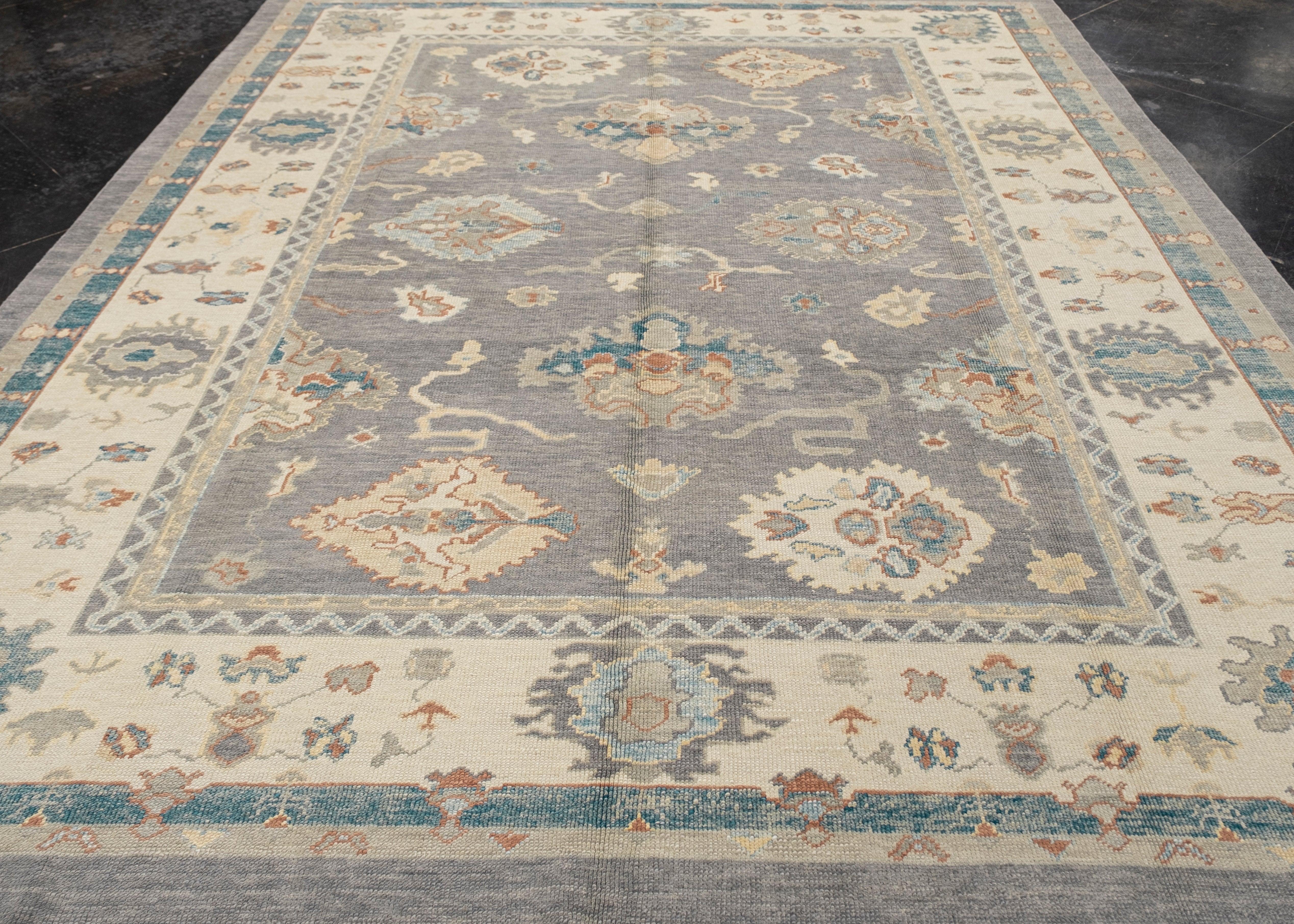 Turkish Oushak Rug 9'7