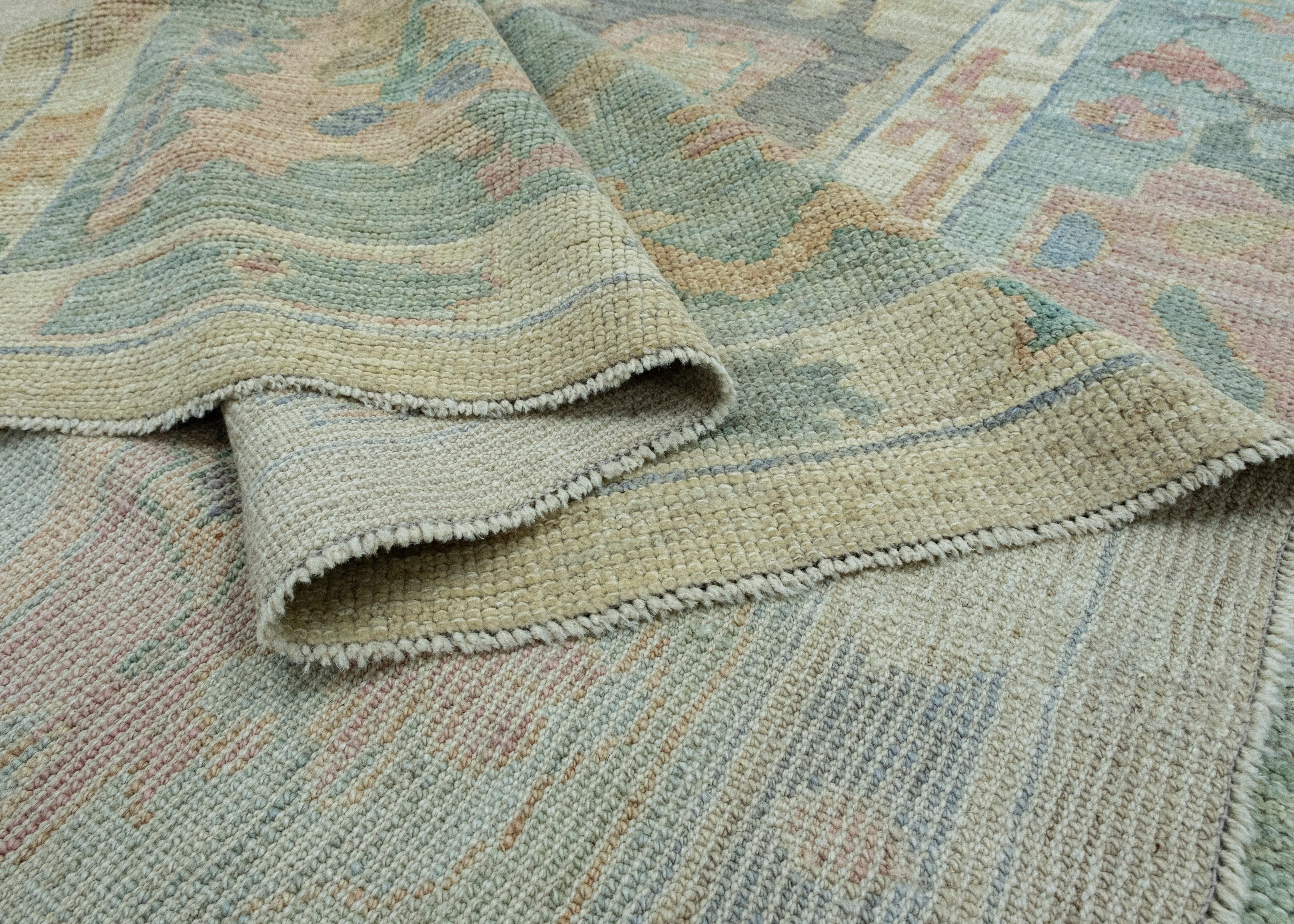 Turkish Oushak Rug 9'7