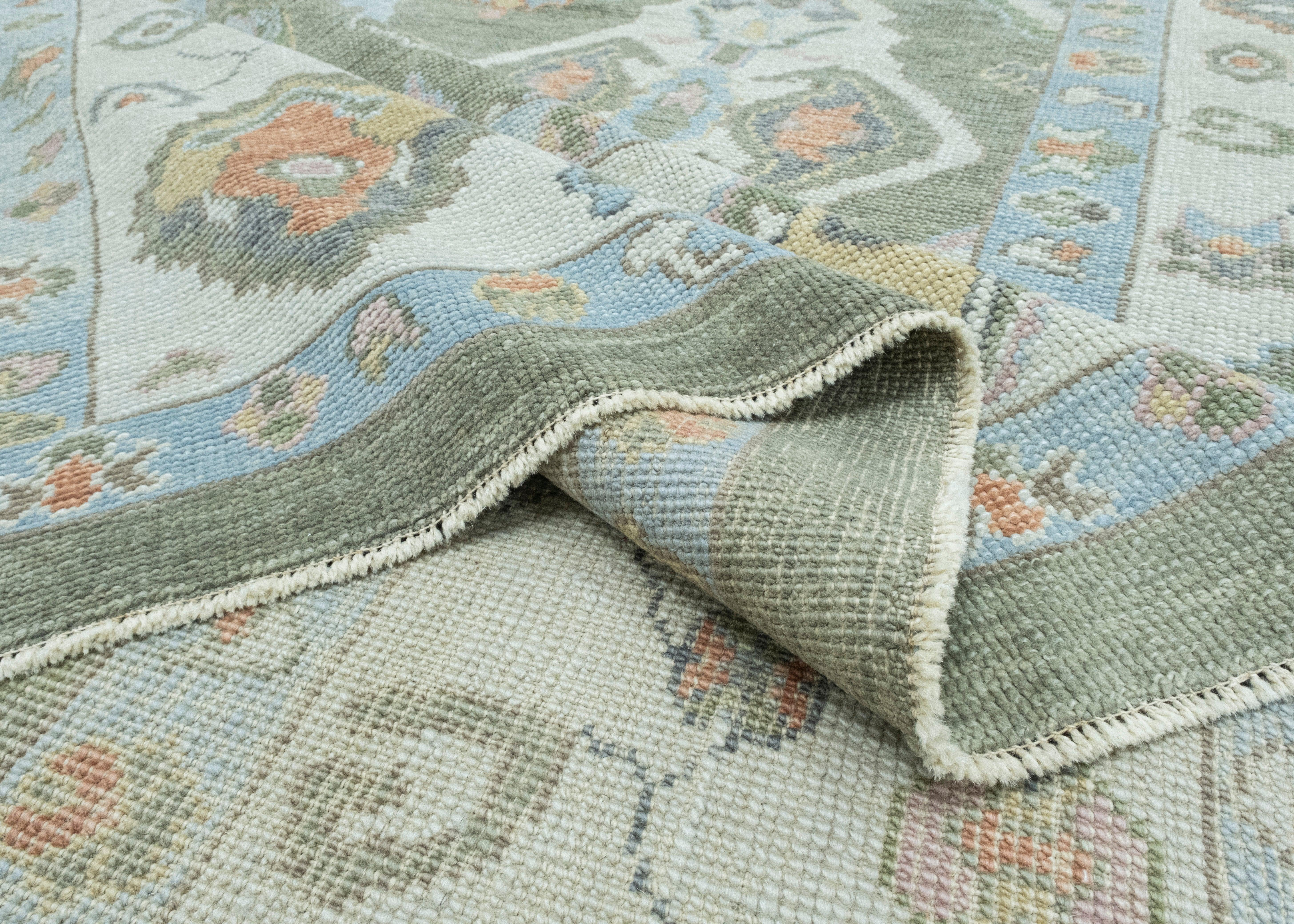 Turkish Oushak Rug 9'7