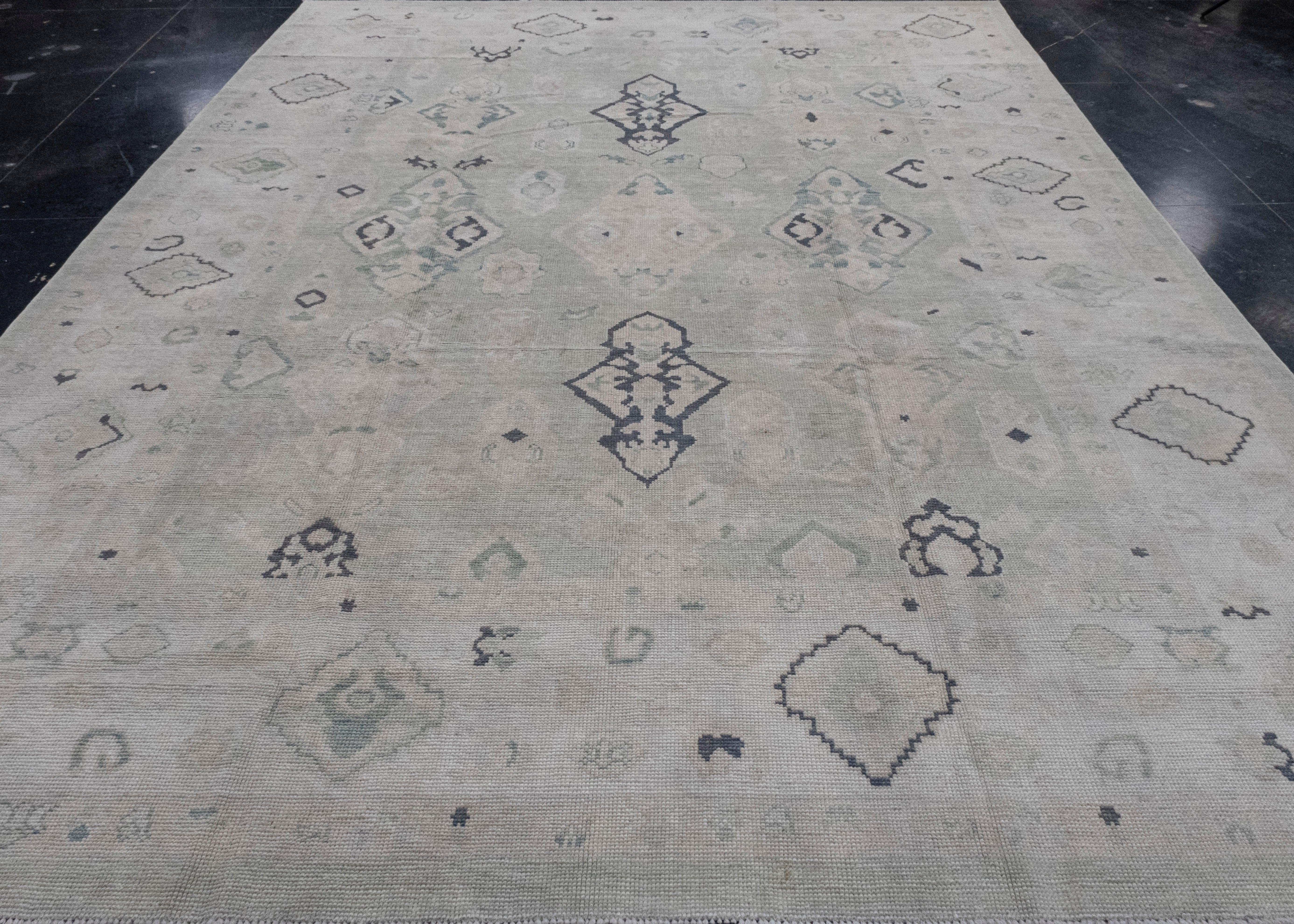 Turkish Oushak Rug 9'7