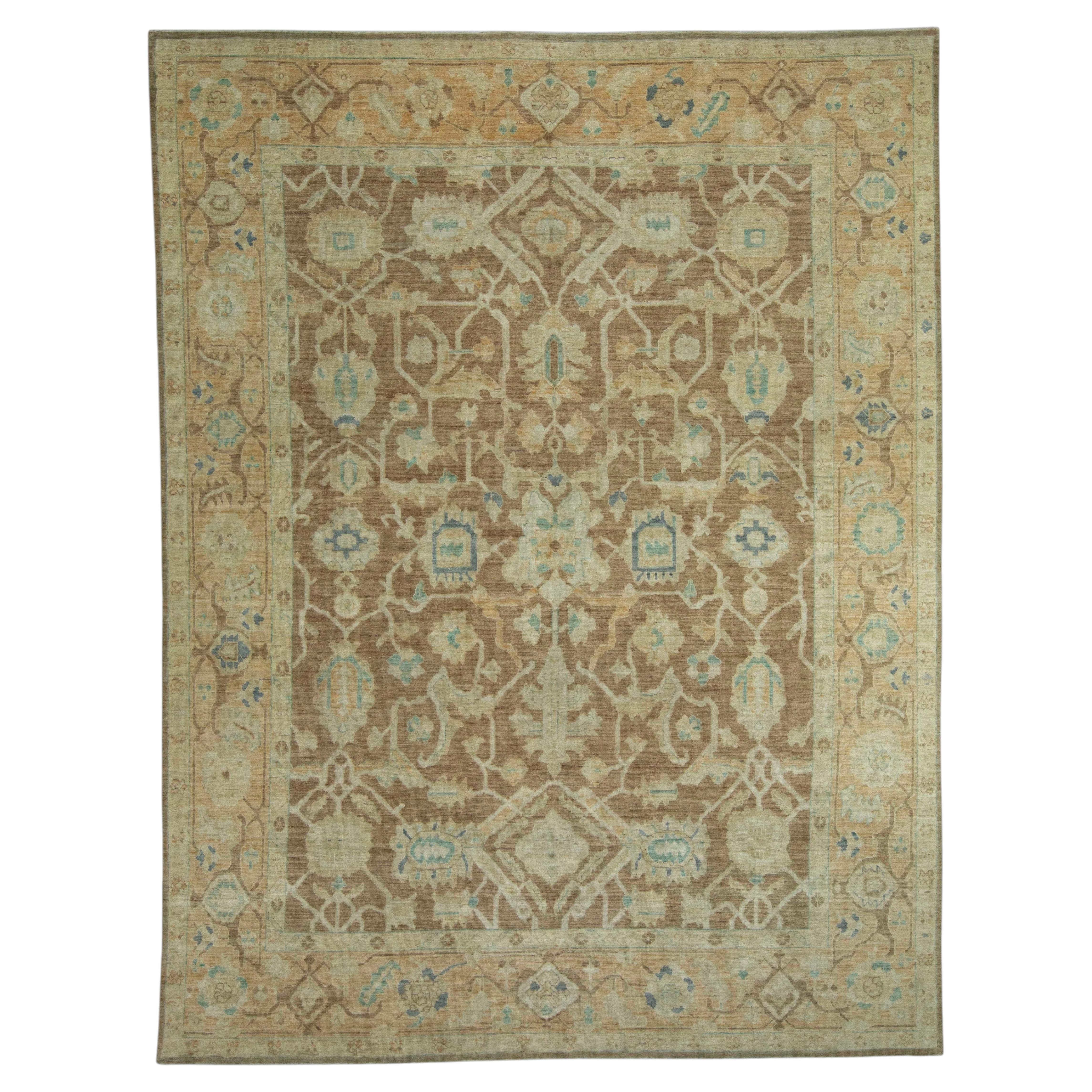 Türkischer Usak-Teppich 2,92 m x 3,81 m #18639