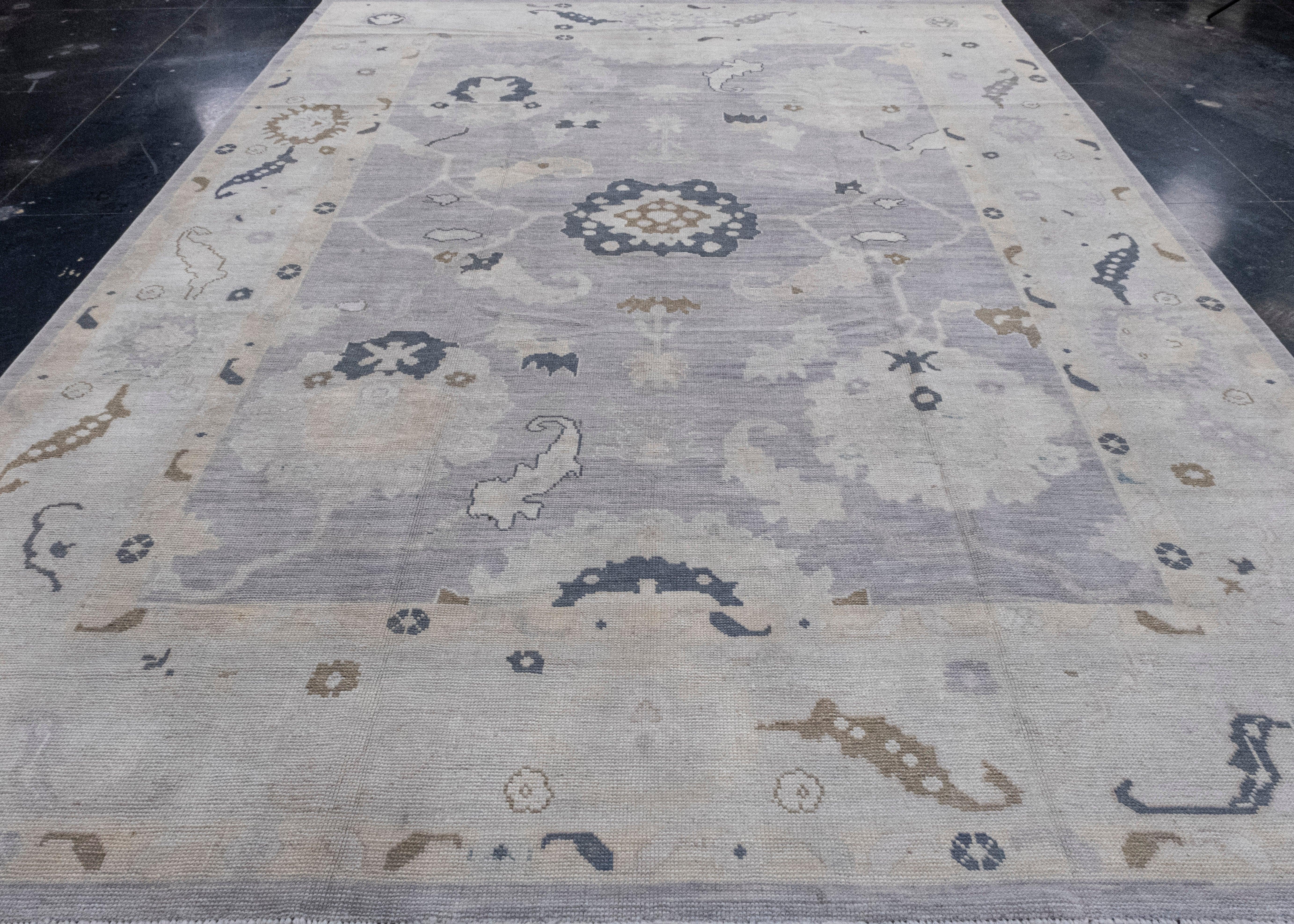 Turkish Oushak Rug 9'7